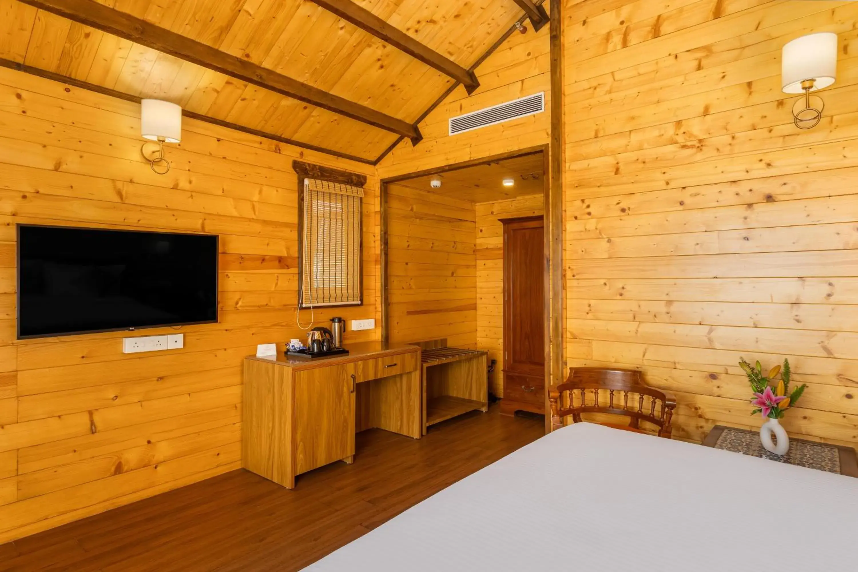 View (from property/room), Bed in Bogmallo Beach Resort View (from property/room), Bed in Bogmallo Beach Resort