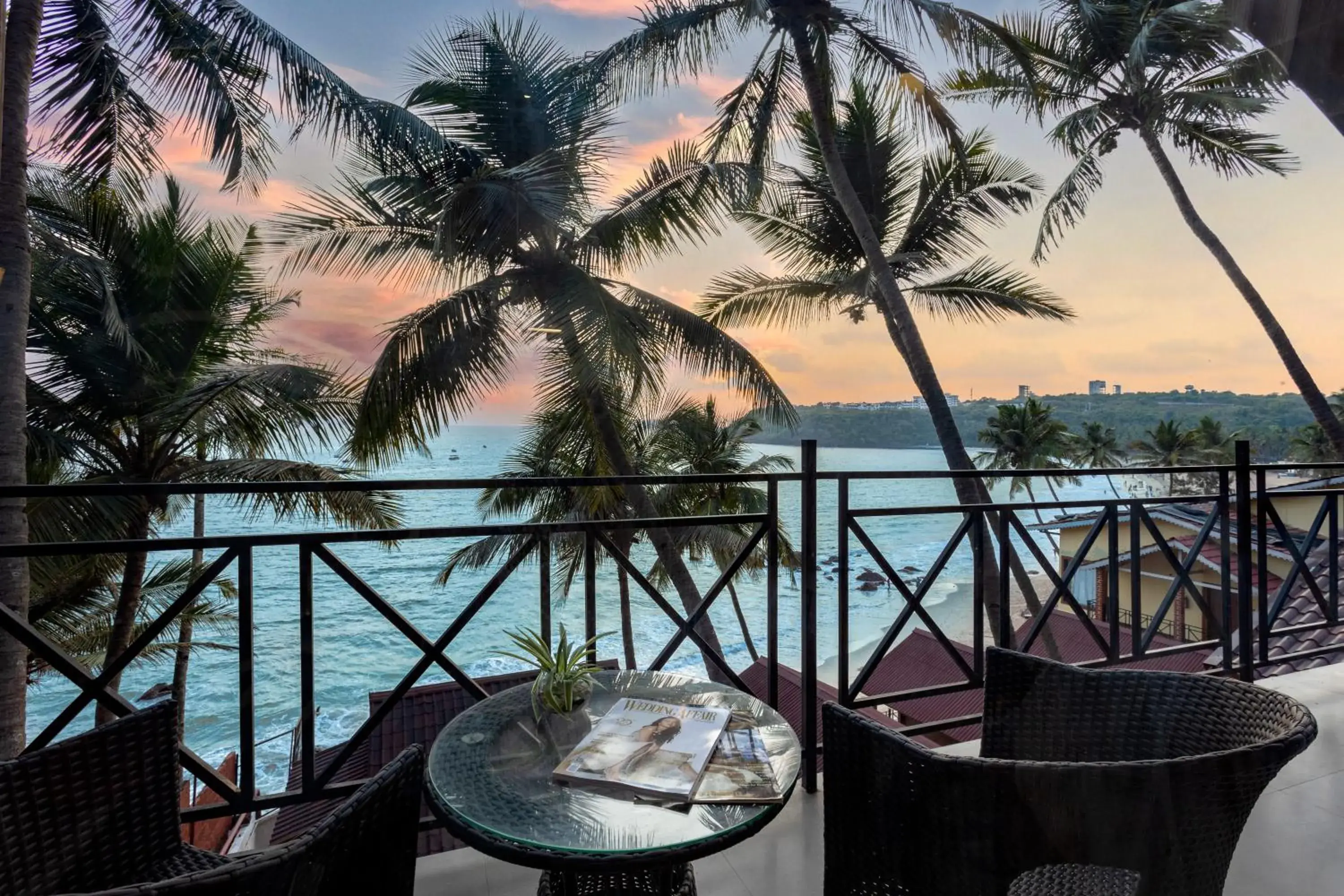 Balcony/Terrace in Bogmallo Beach Resort Balcony/Terrace in Bogmallo Beach Resort