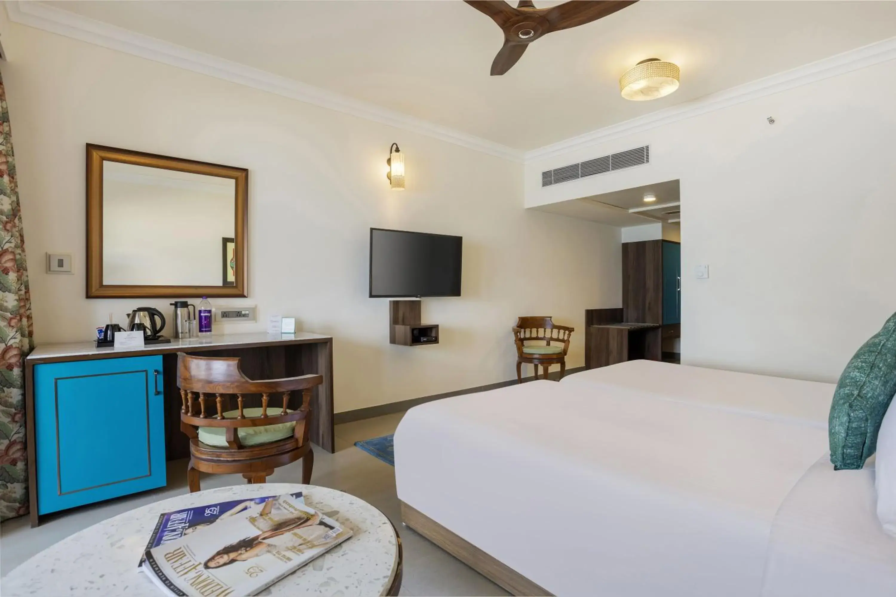 View (from property/room), Bed in Bogmallo Beach Resort View (from property/room), Bed in Bogmallo Beach Resort