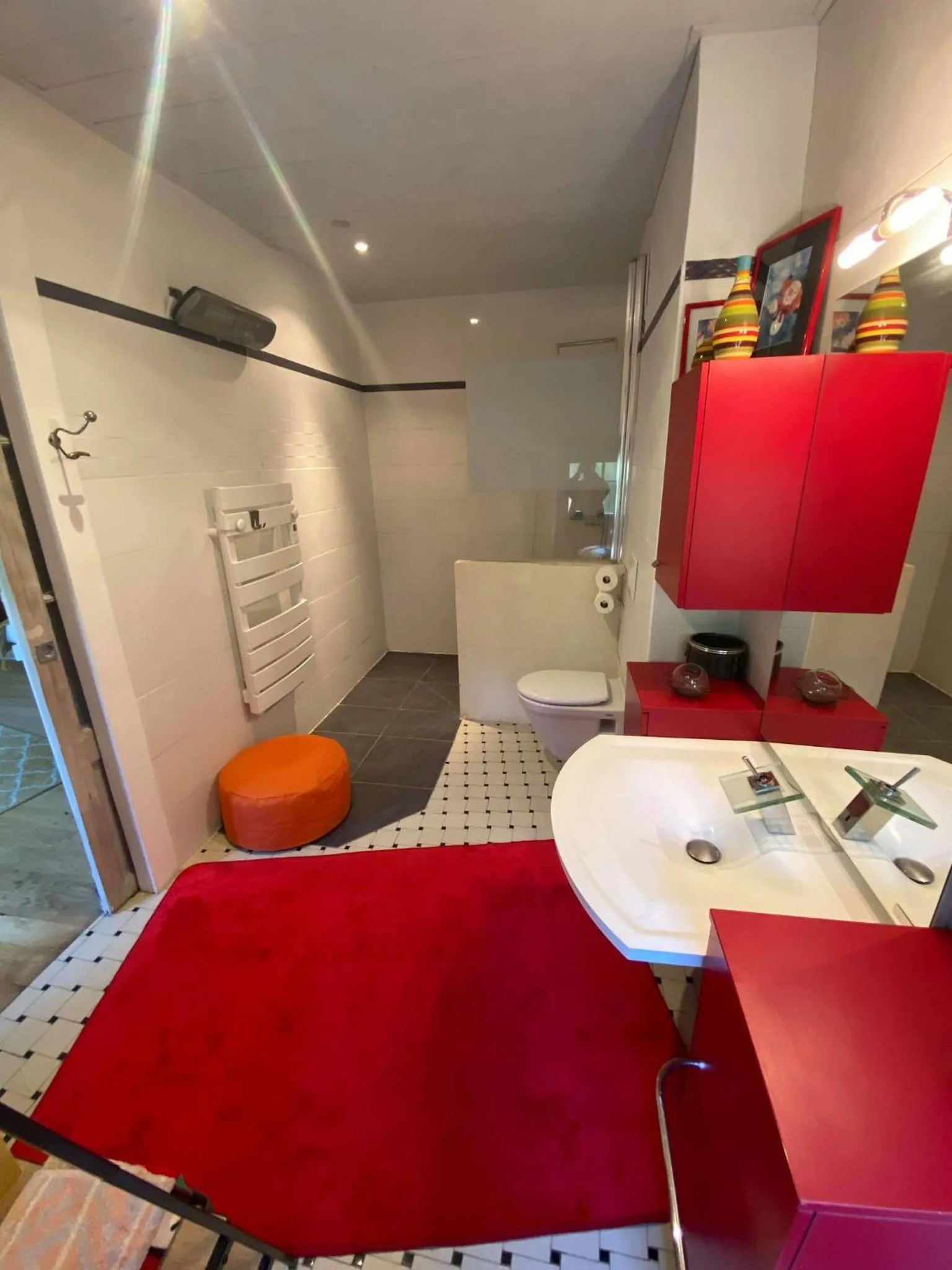 Bathroom in Eco Logis de Chantegrolle