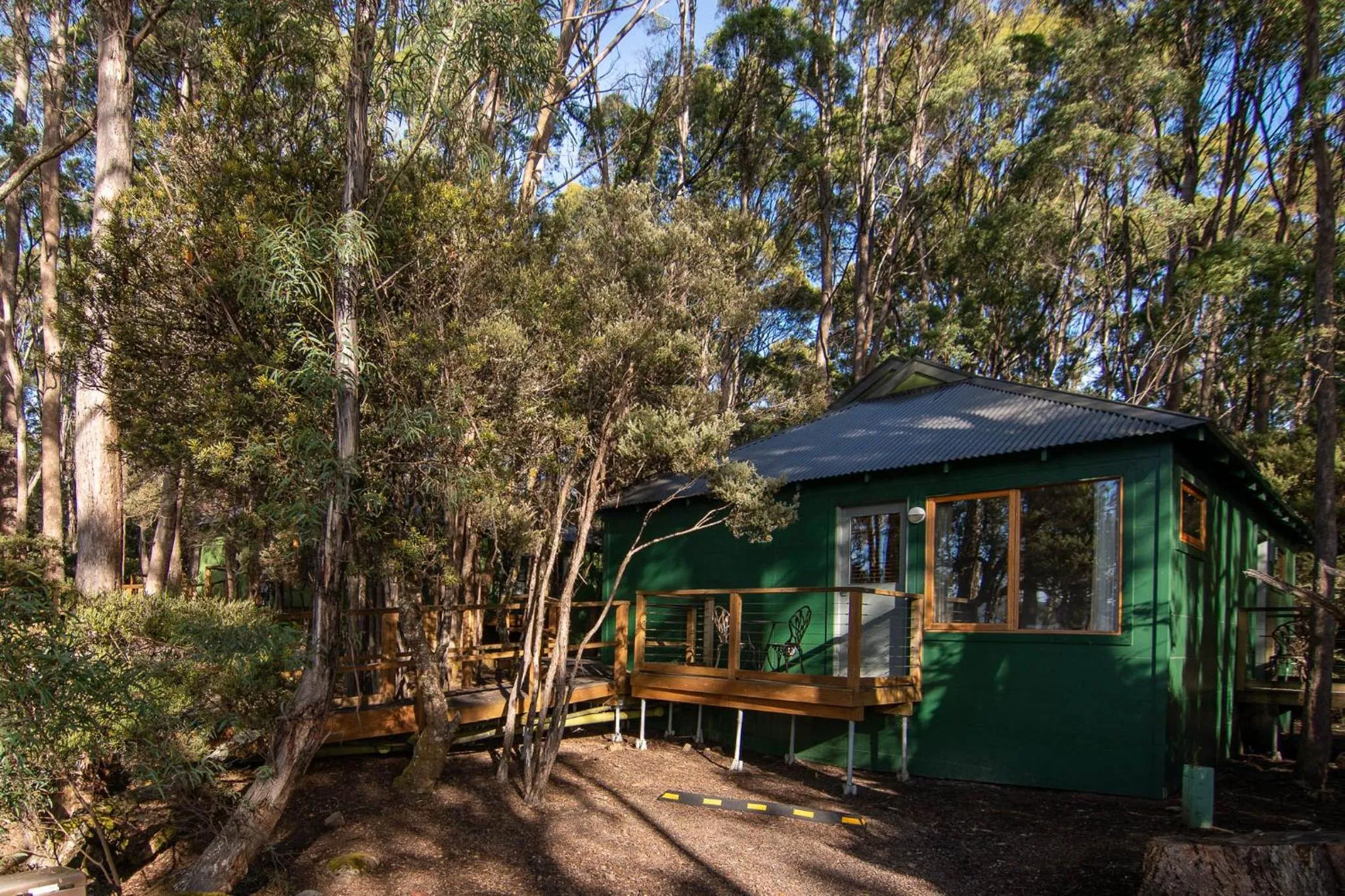 Balcony/Terrace in Lake St Clair Lodge