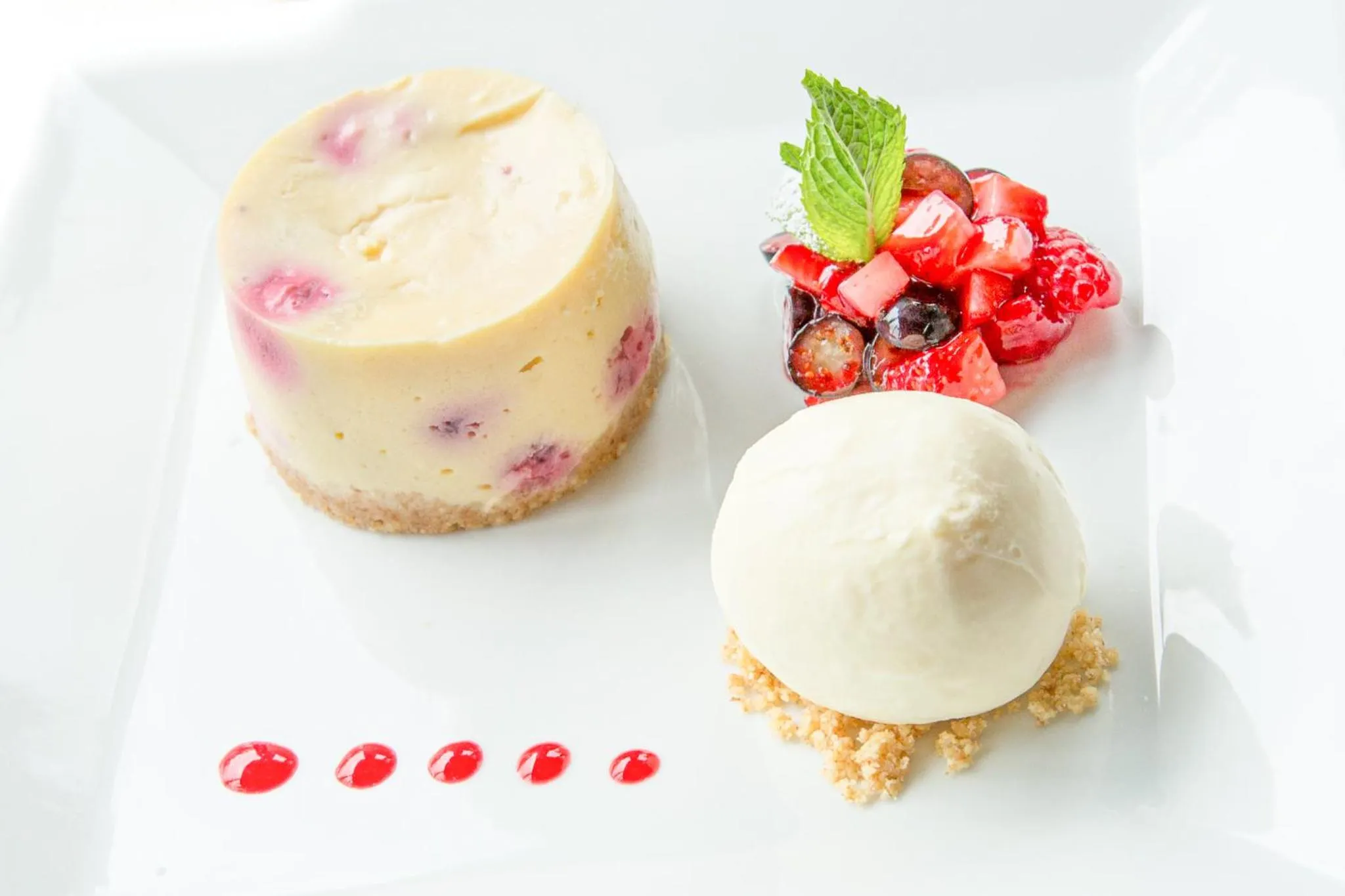 Food close-up in Lake St Clair Lodge