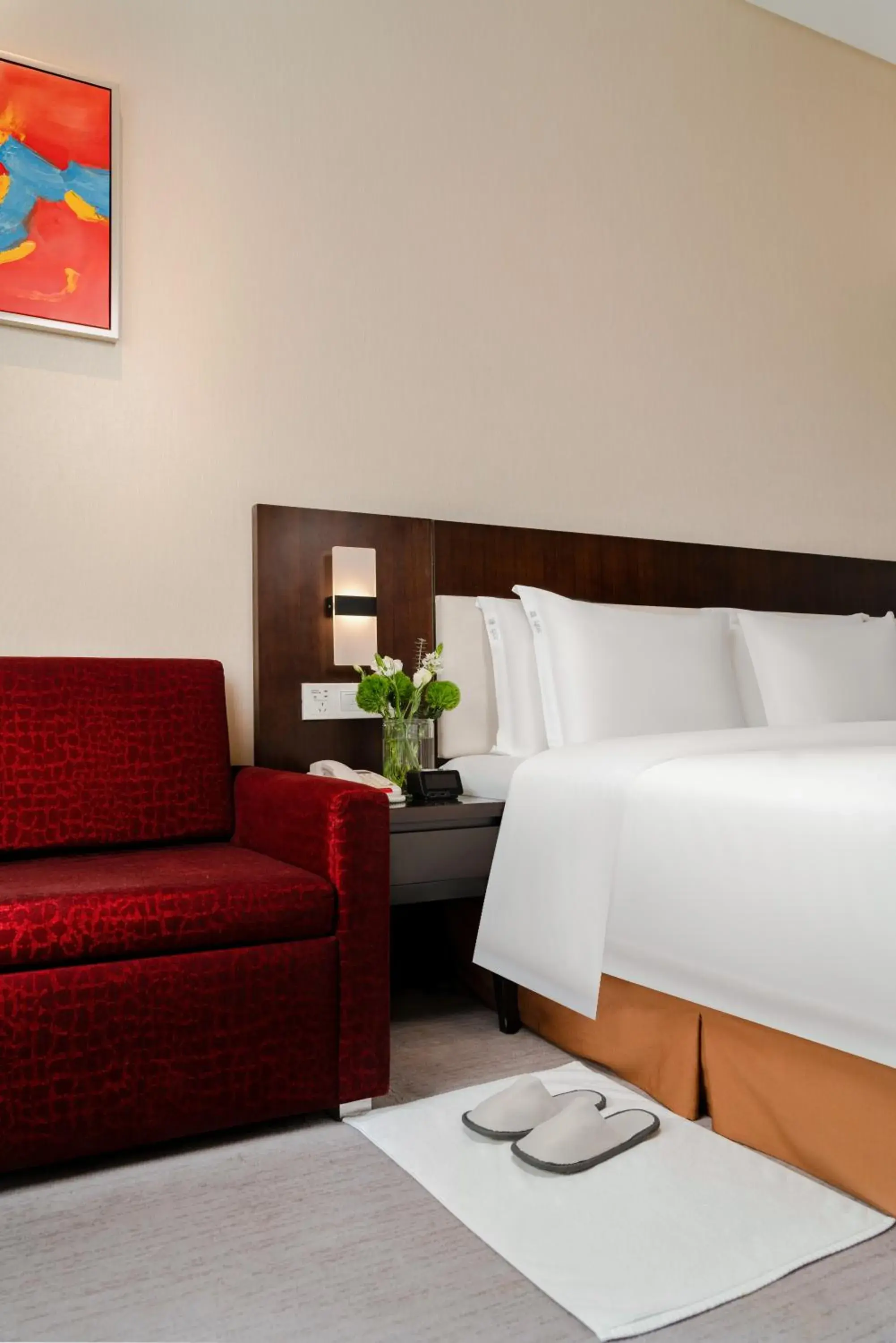 Bed in Holiday Inn Express Chengdu Gulou-Tianfu Square Chunxi Road Branch Bed in Holiday Inn Express Chengdu Gulou-Tianfu Square Chunxi Road Branch