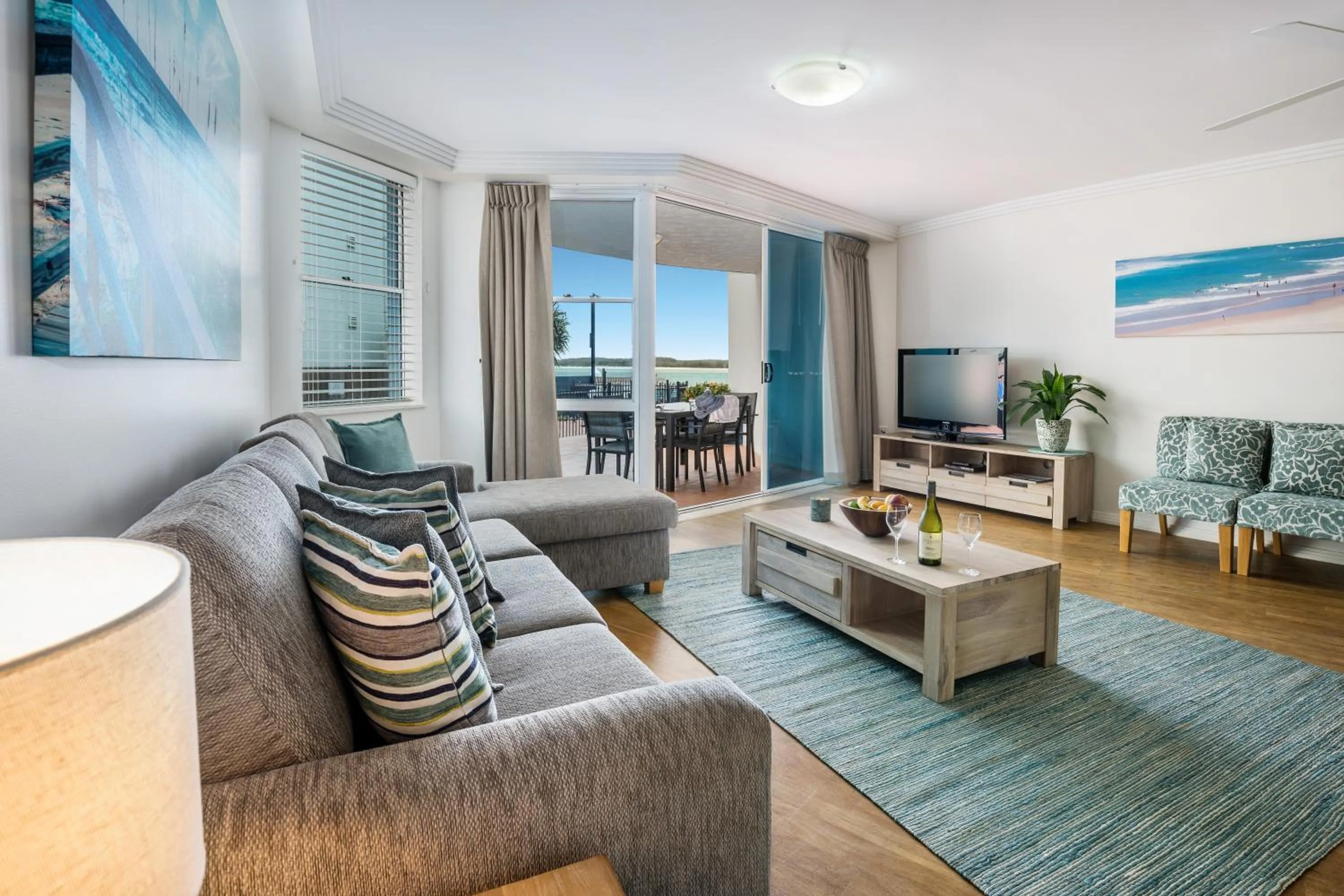 Living room in Watermark Resort Caloundra