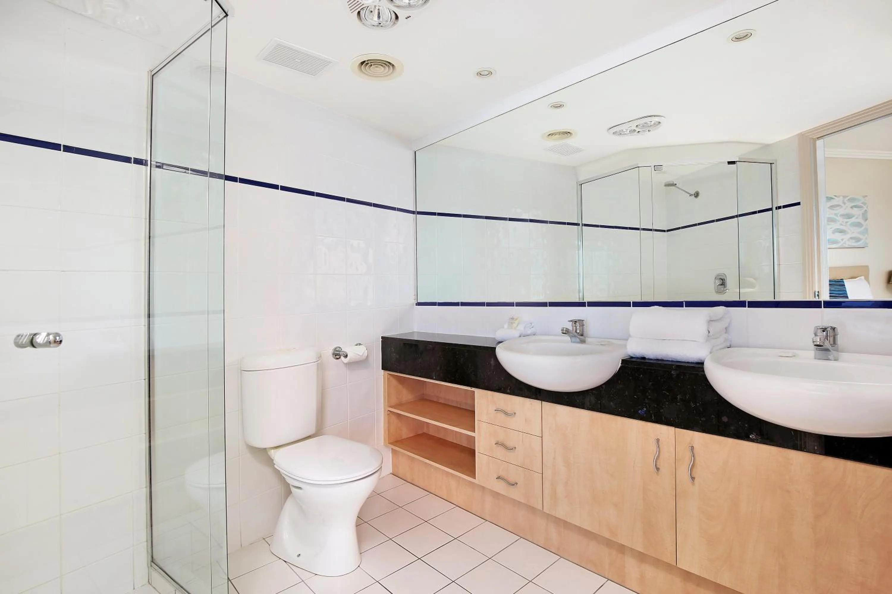 Shower in Watermark Resort Caloundra