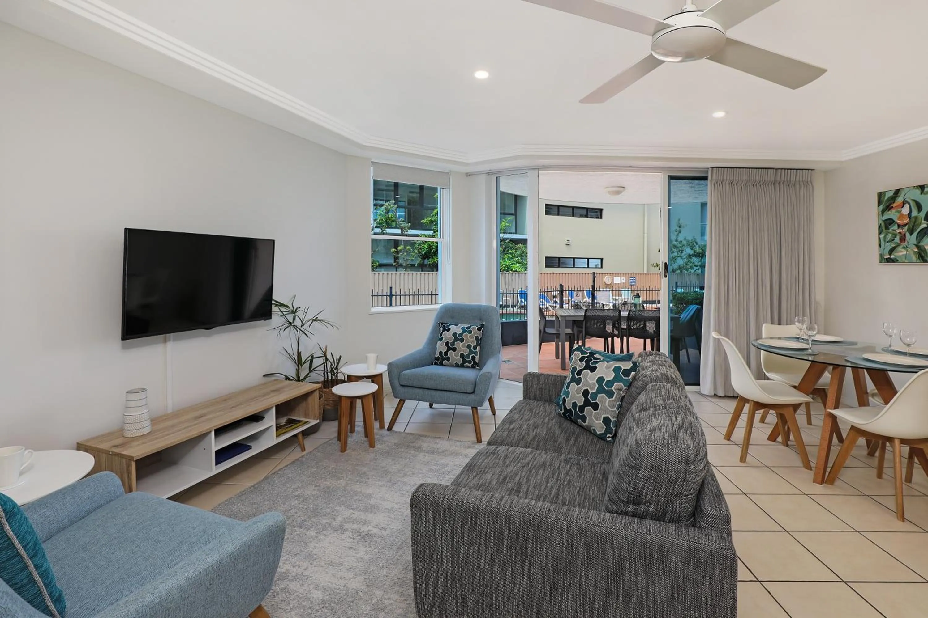 Living room in Watermark Resort Caloundra