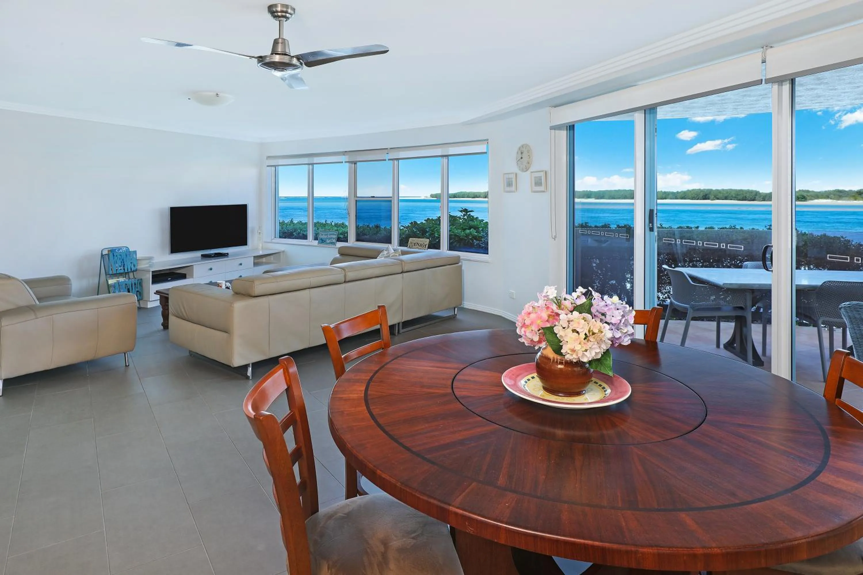 Living room in Watermark Resort Caloundra