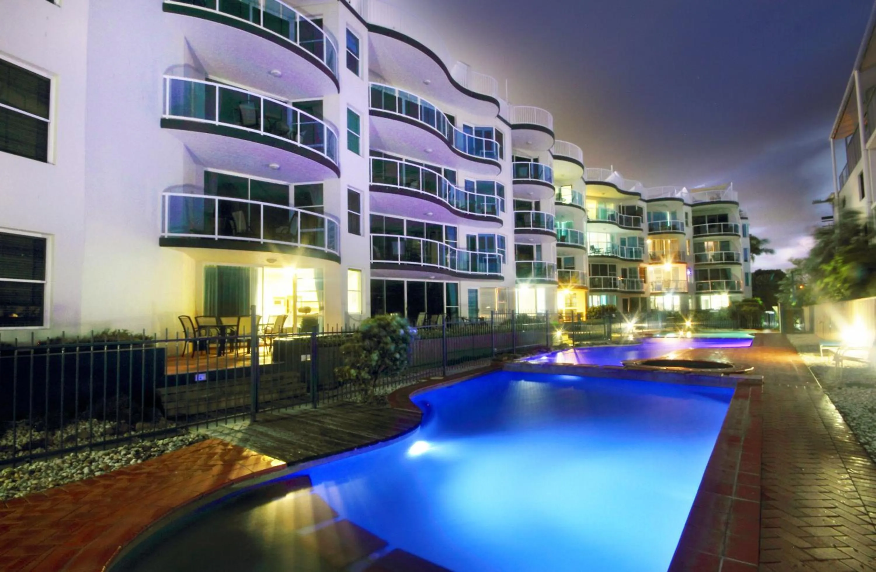 Pool view in Watermark Resort Caloundra