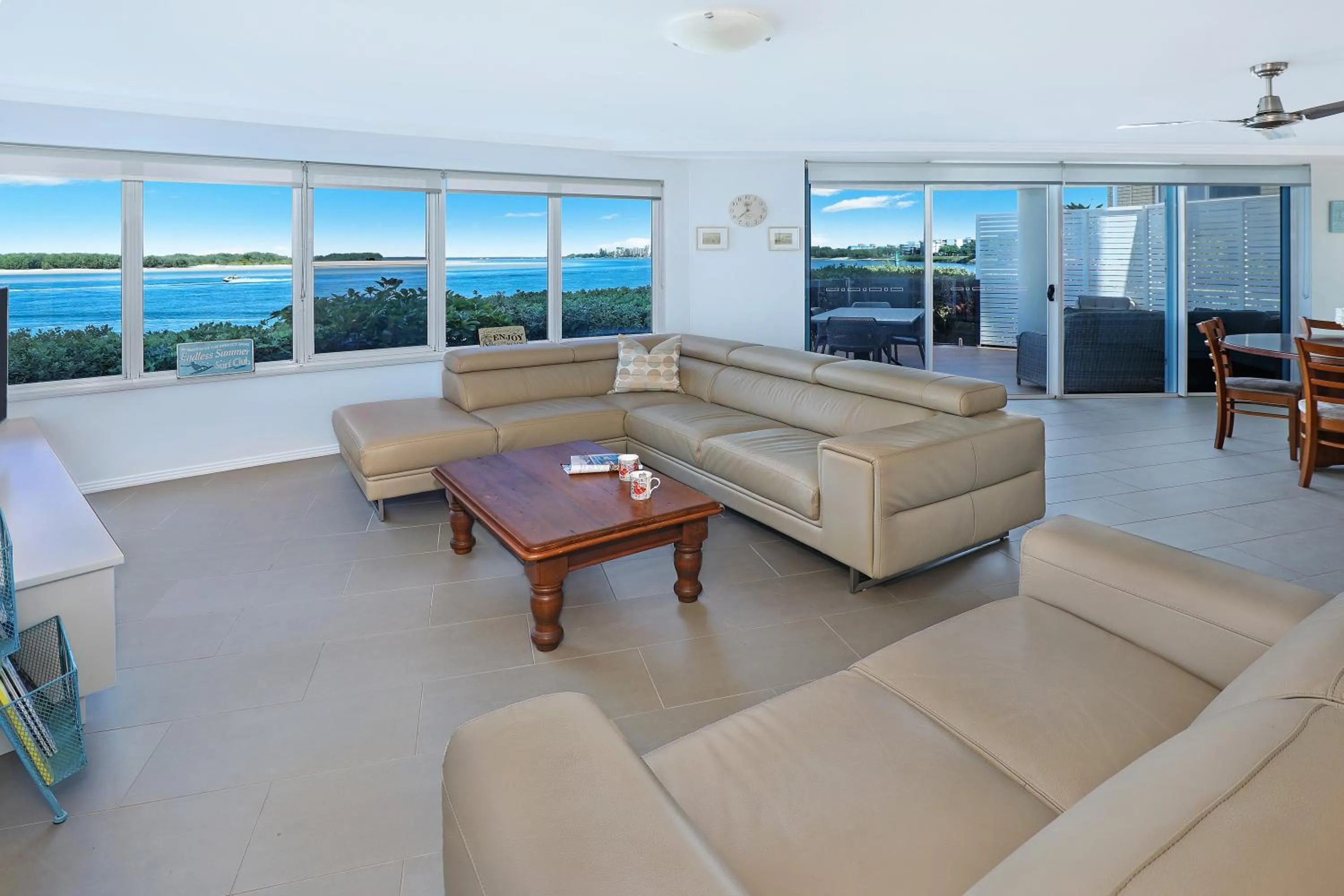 Living room in Watermark Resort Caloundra