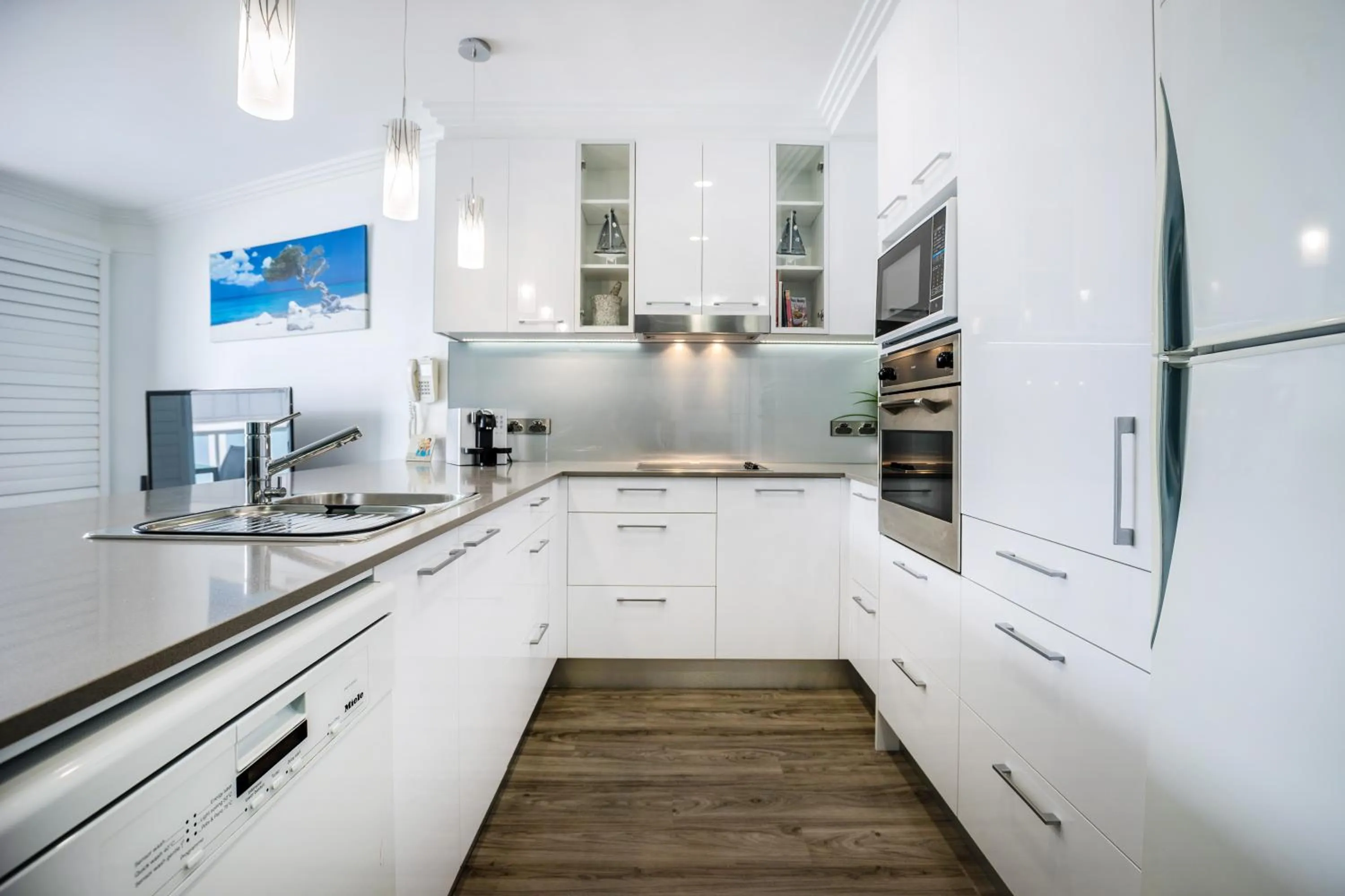 Kitchen or kitchenette in Watermark Resort Caloundra
