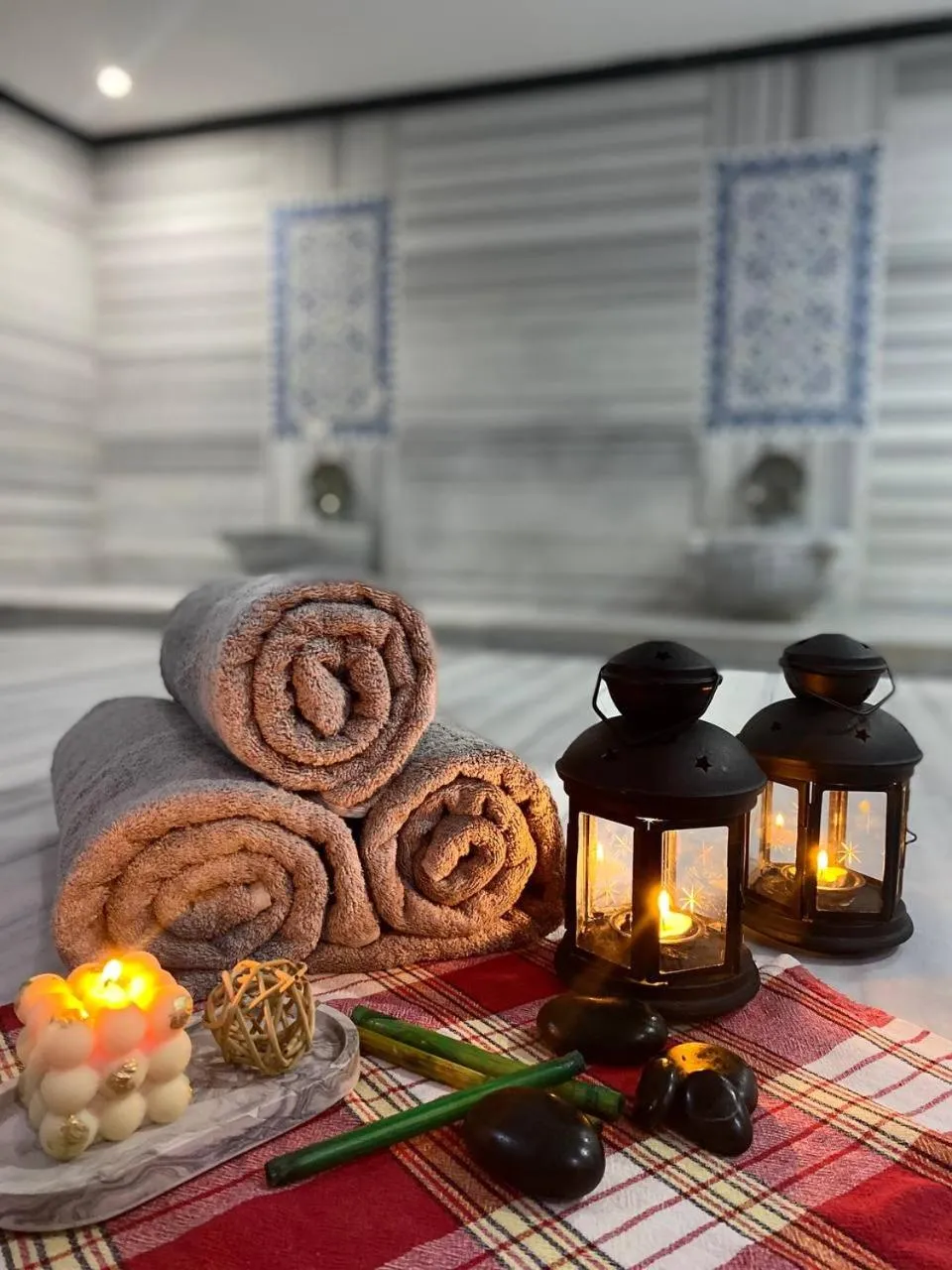 Steam room in Grand Nur Plaza Hotel