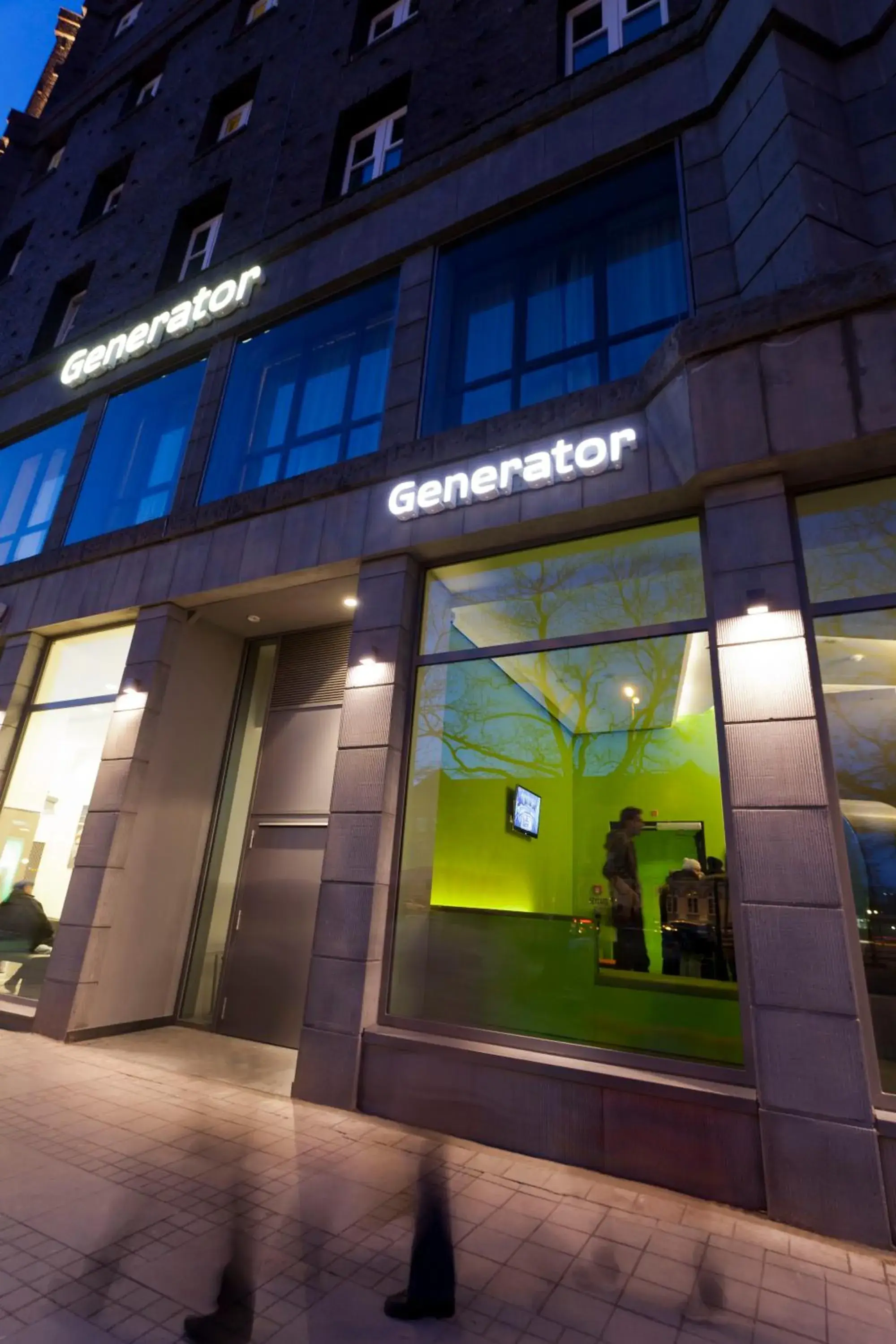 Facade/entrance in Generator Hamburg Facade/entrance in Generator Hamburg