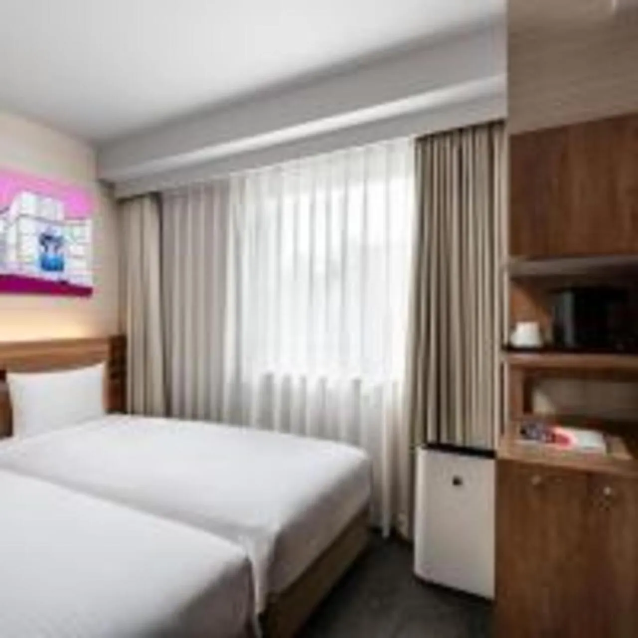 Bedroom, Bed in Noku Osaka