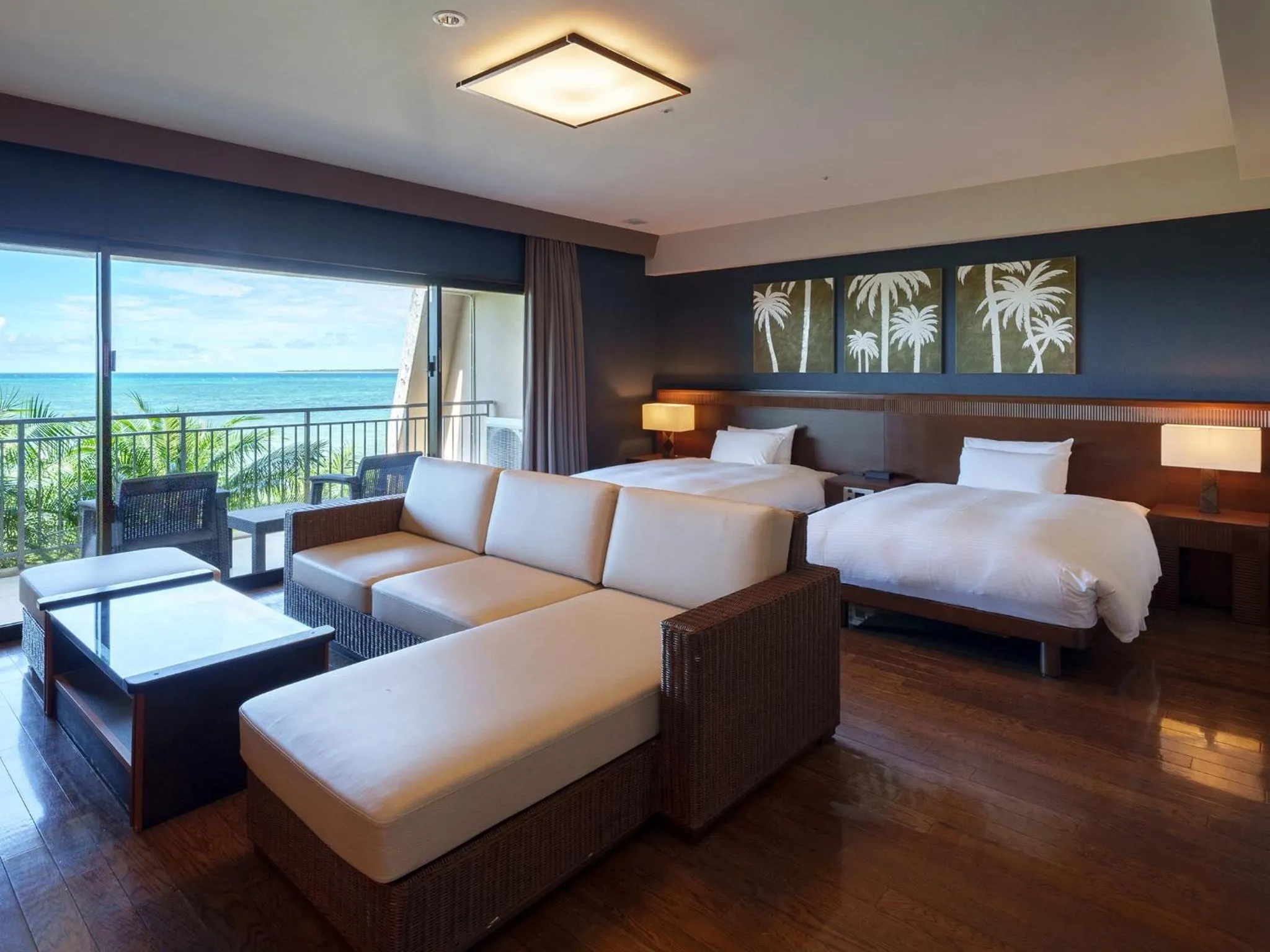 Photo of the whole room, Bed in GRANDVRIORESORT ISHIGAKIJIMA Ocean's Wing & Villa Garden