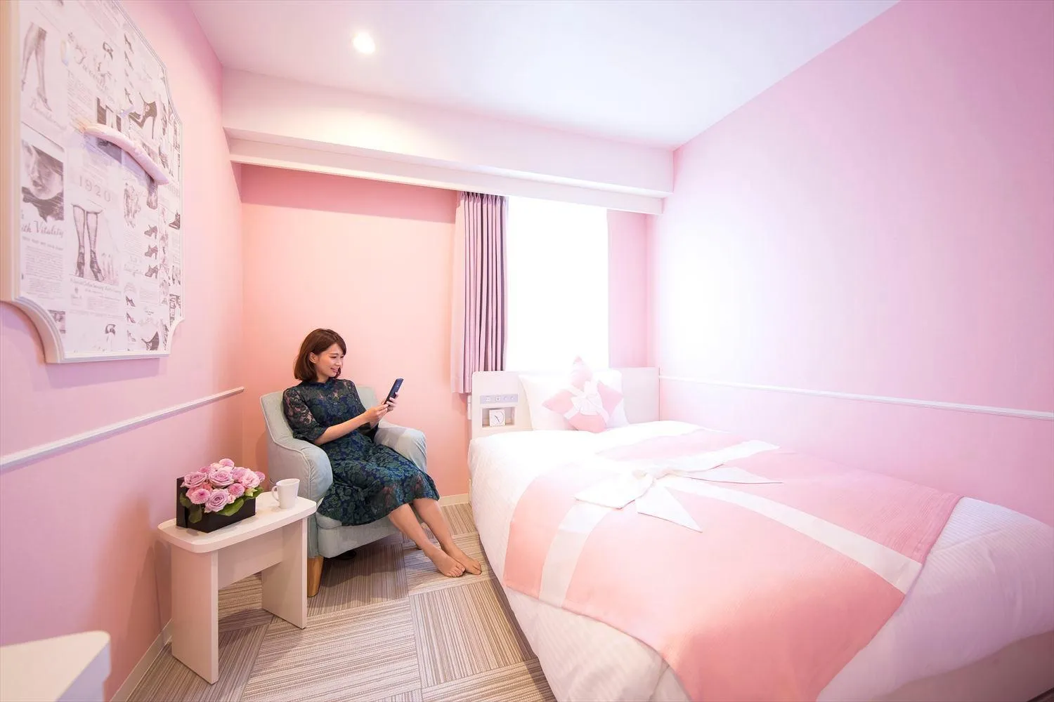 People, Bed in DEL style Nagoya Nayabashi by Daiwa Roynet Hotel - former Daiwa Roynet Hotel Nagoya Nayabashi