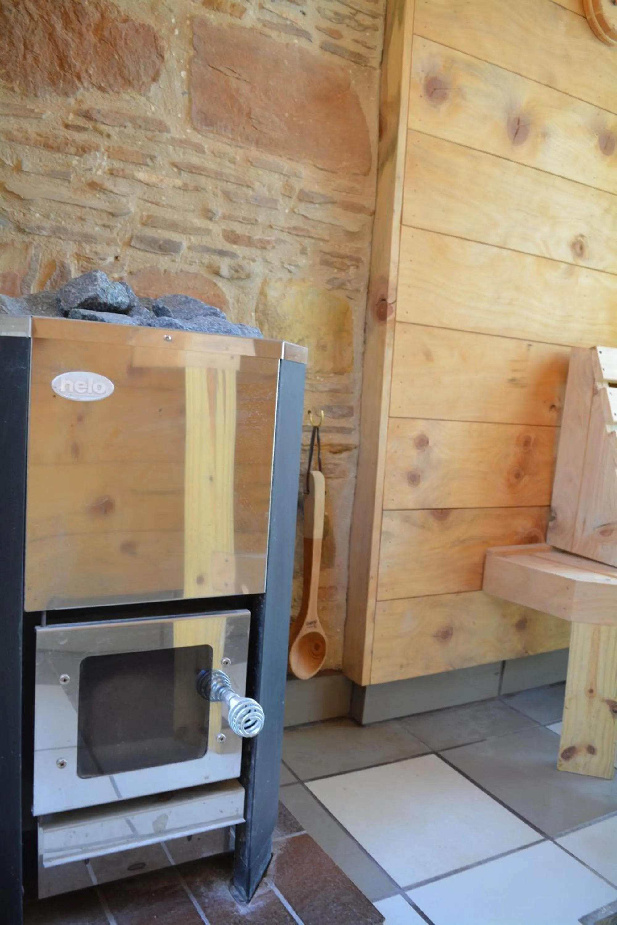 Sauna in Trestrail Cottage Accommodation