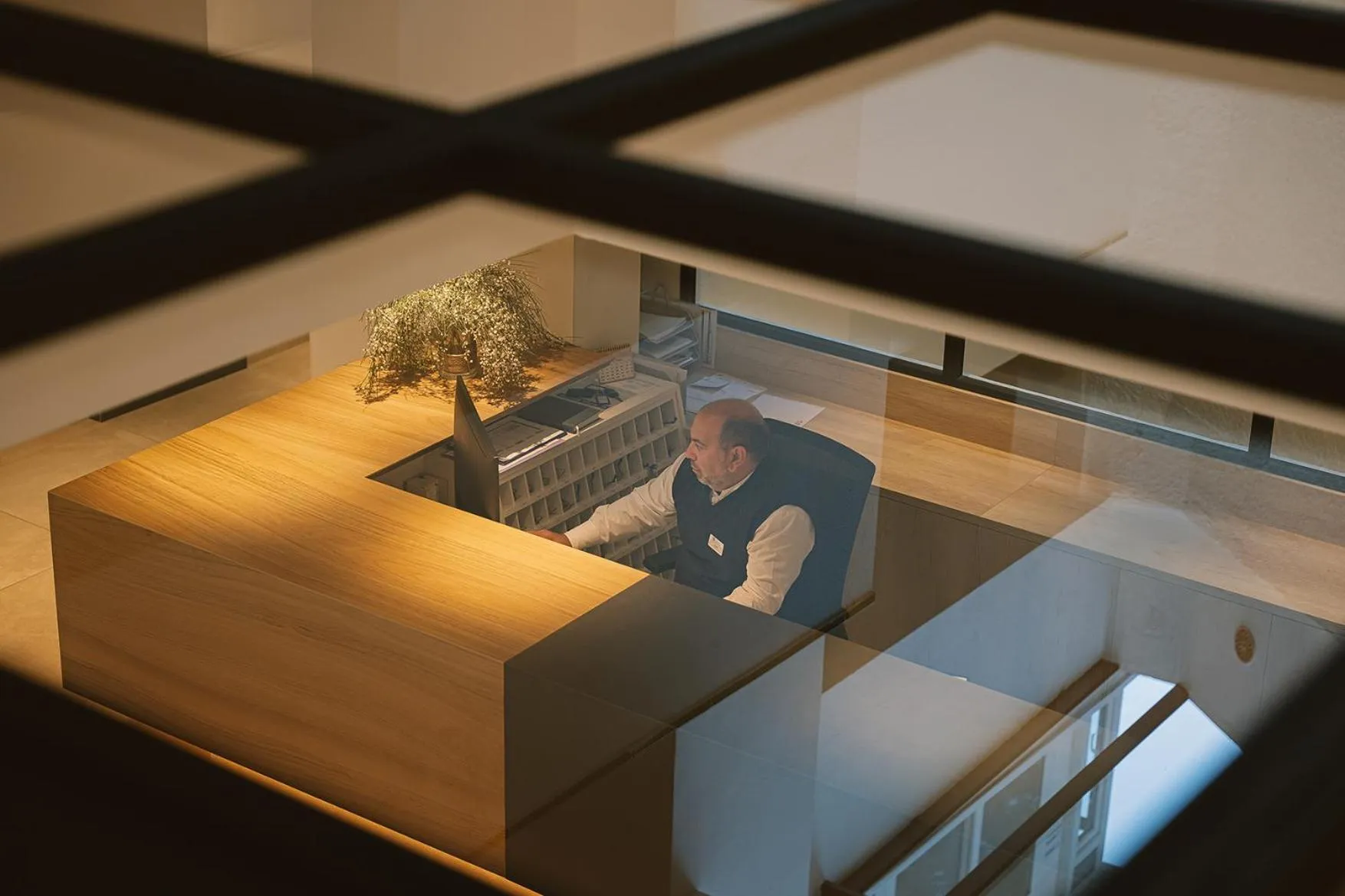 Lobby or reception in Aparthotel Novo Mar