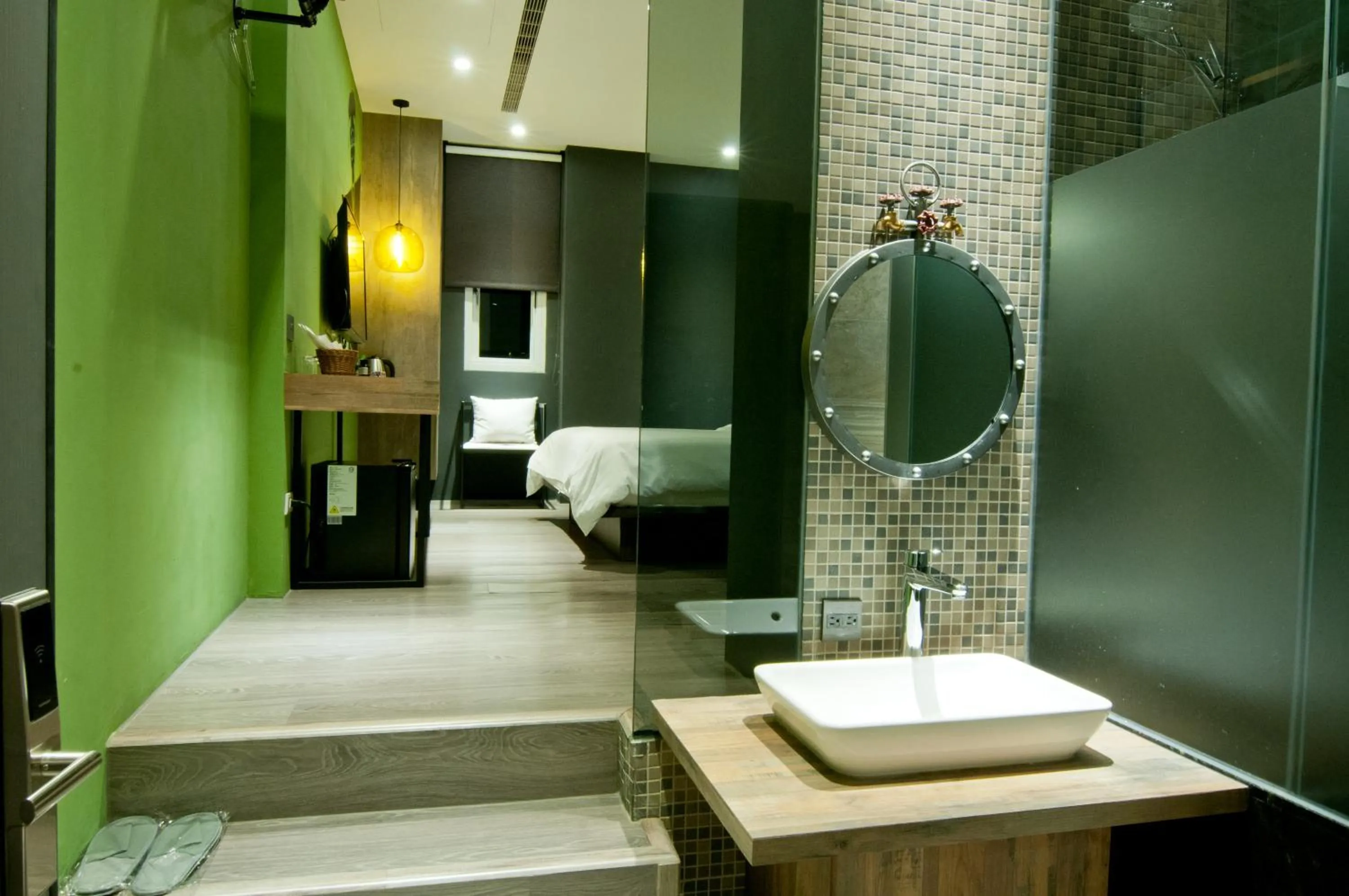 Bathroom in Huwei Hotel