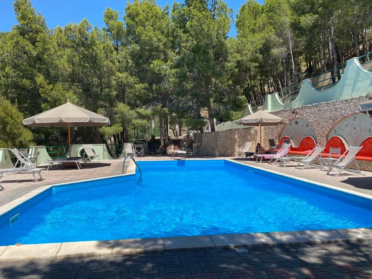 Swimming pool in Villa Marhù