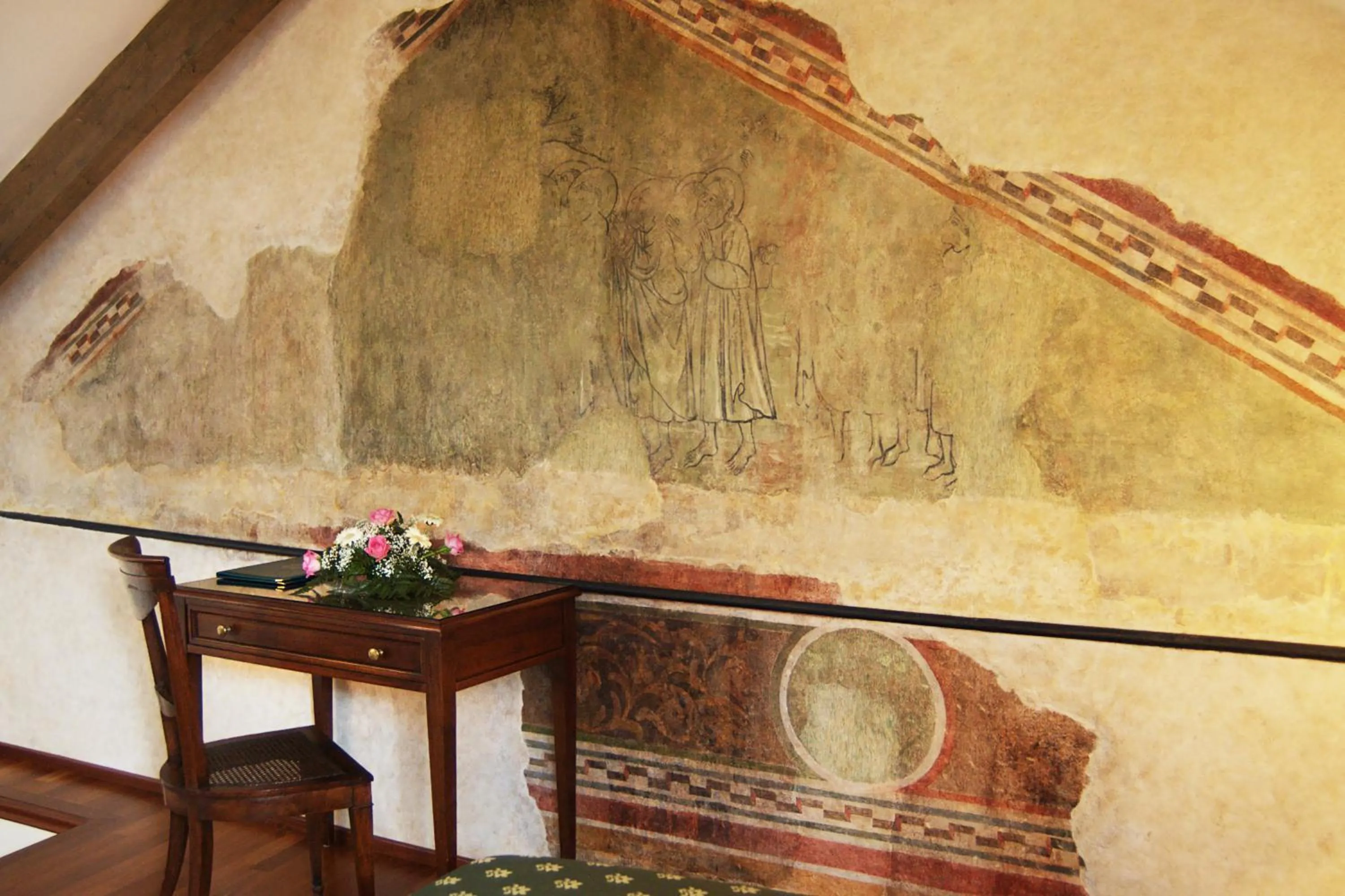 Decorative detail in Palazzo Vescovile Hotel