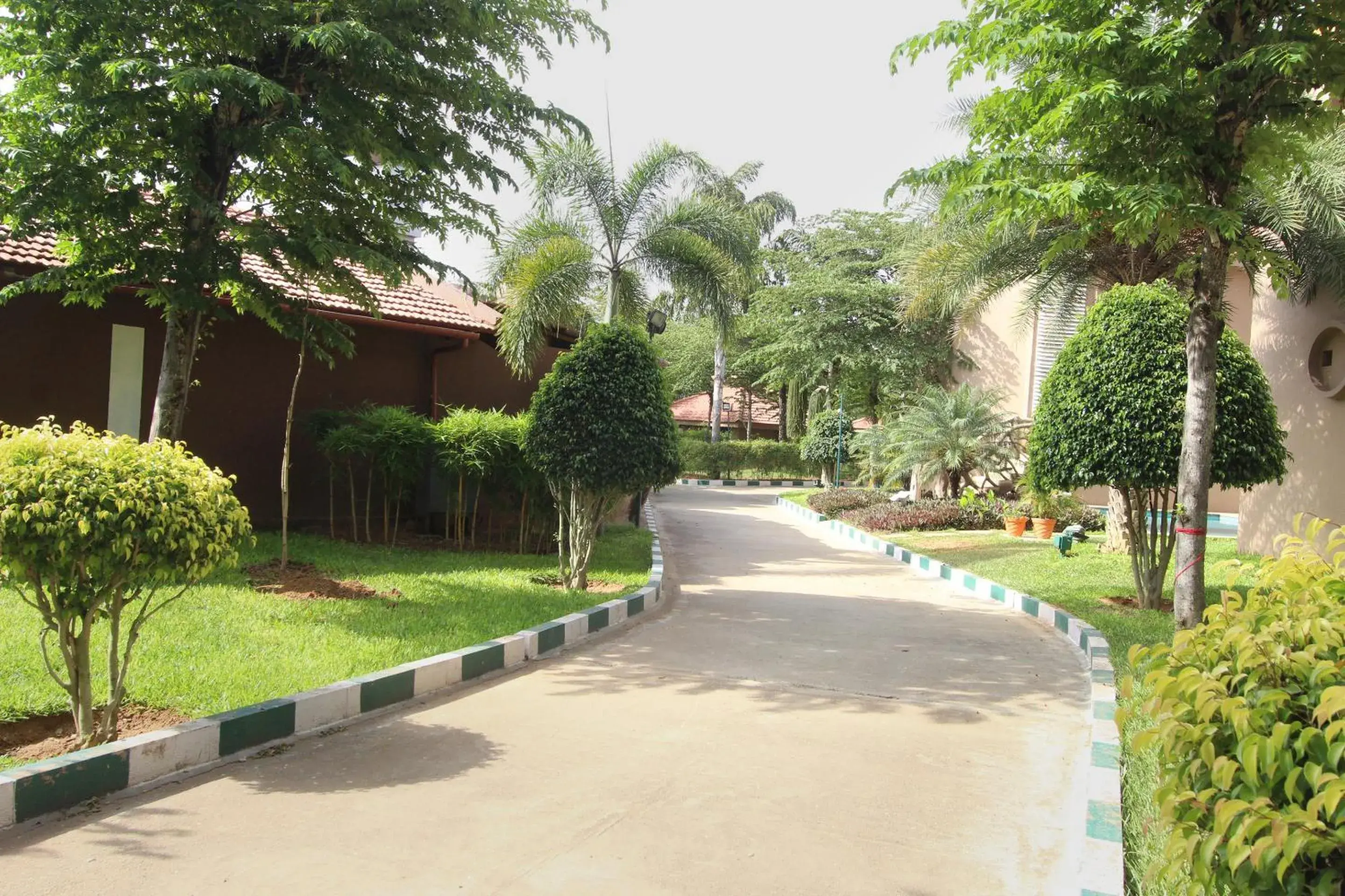 Garden view in Golden Amoon Resort Garden view in Golden Amoon Resort