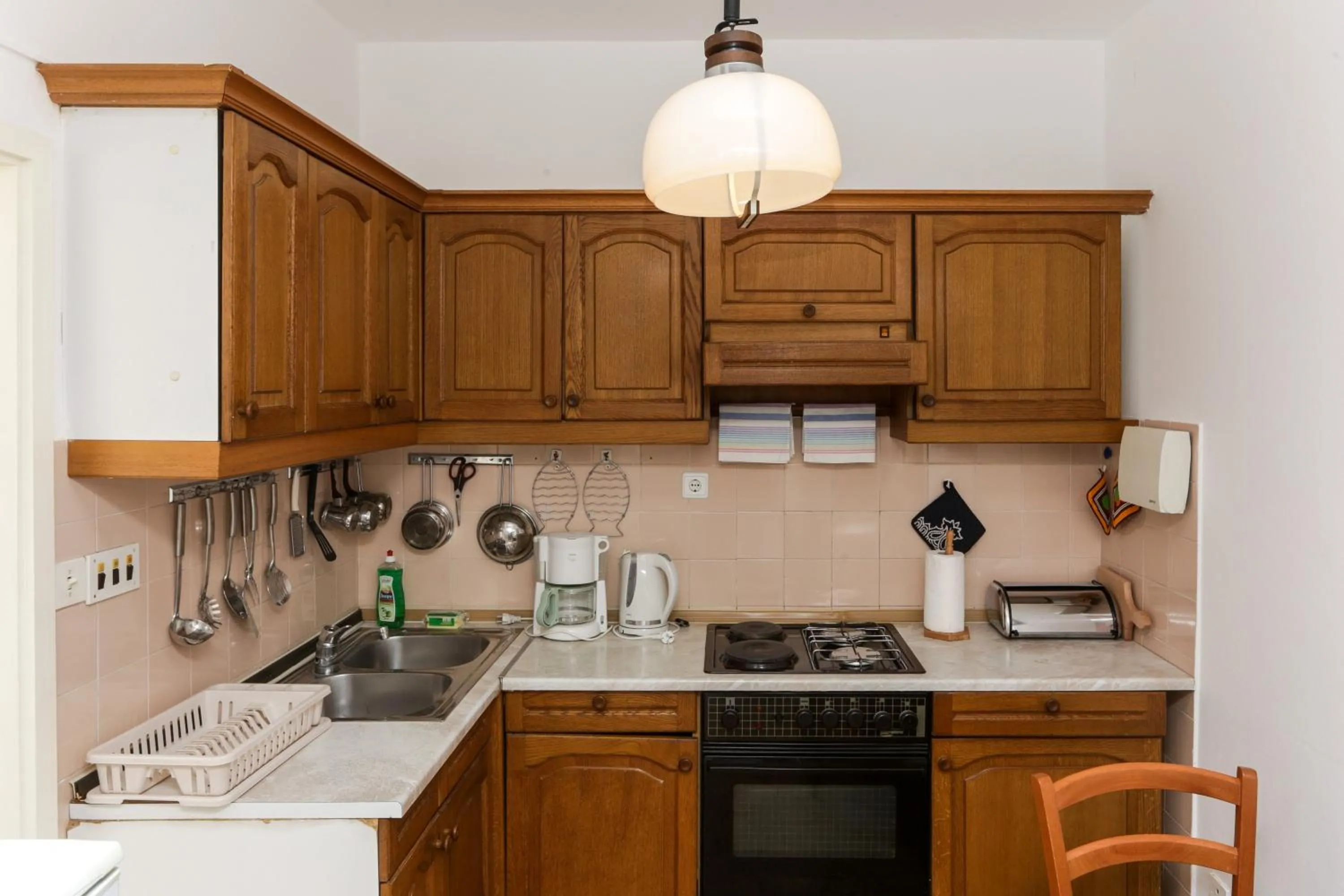 Kitchen or kitchenette in K-apartments