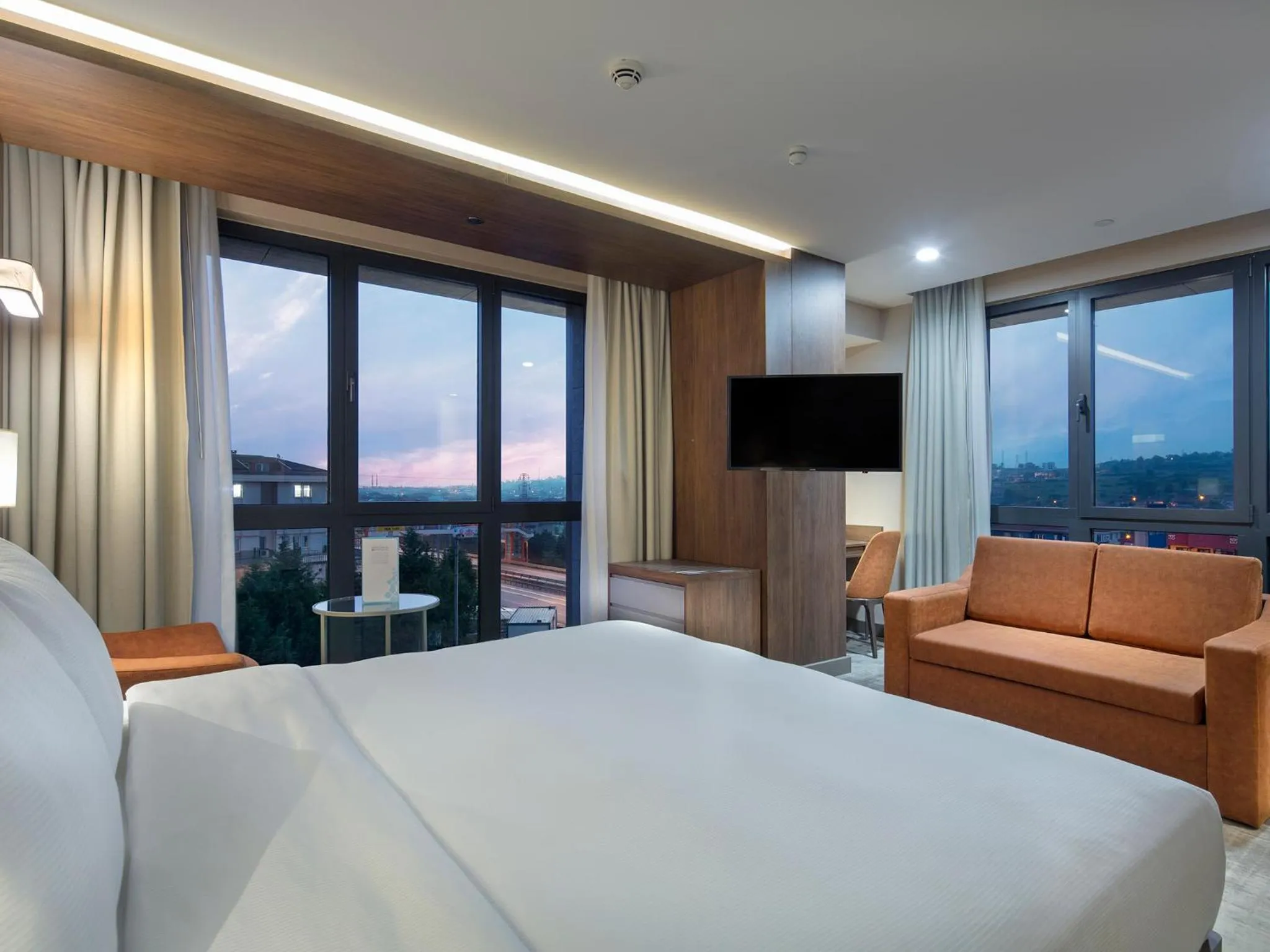 View (from property/room), Bed in Hilton Garden Inn Yalova