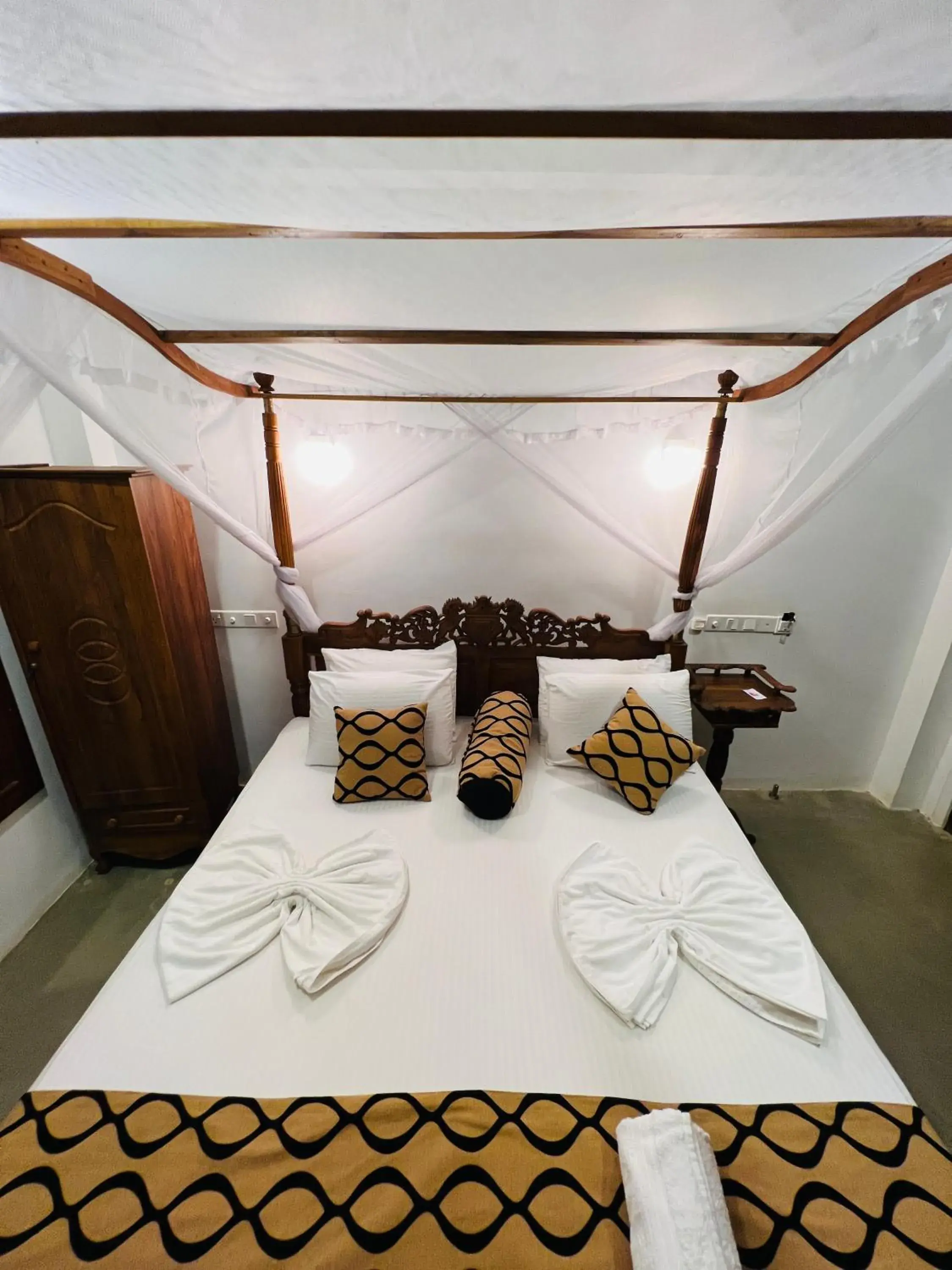 Bed in Top Secret Beach Hotel Bed in Top Secret Beach Hotel