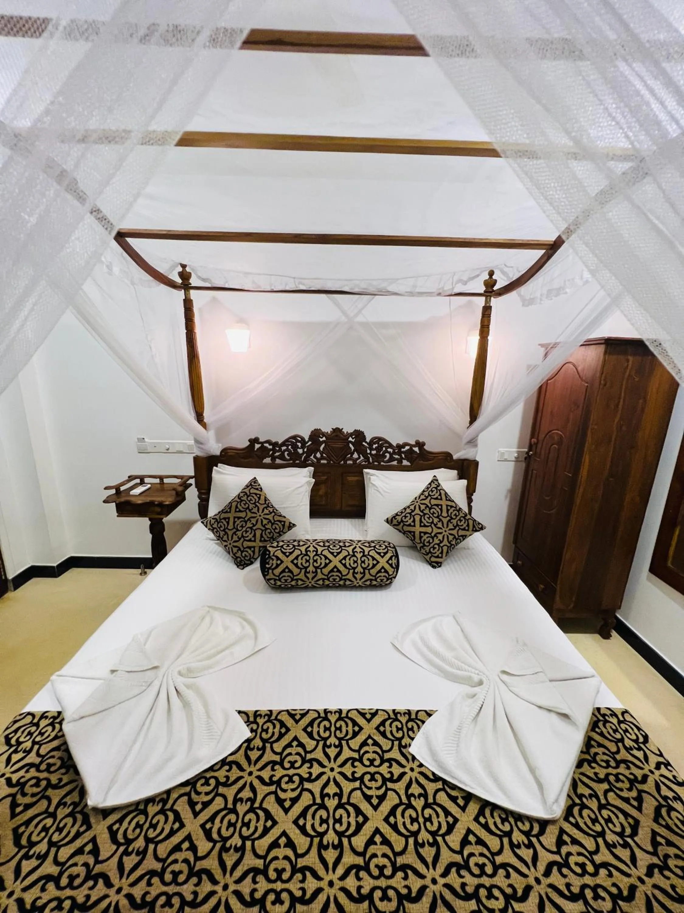 Bed in Top Secret Beach Hotel