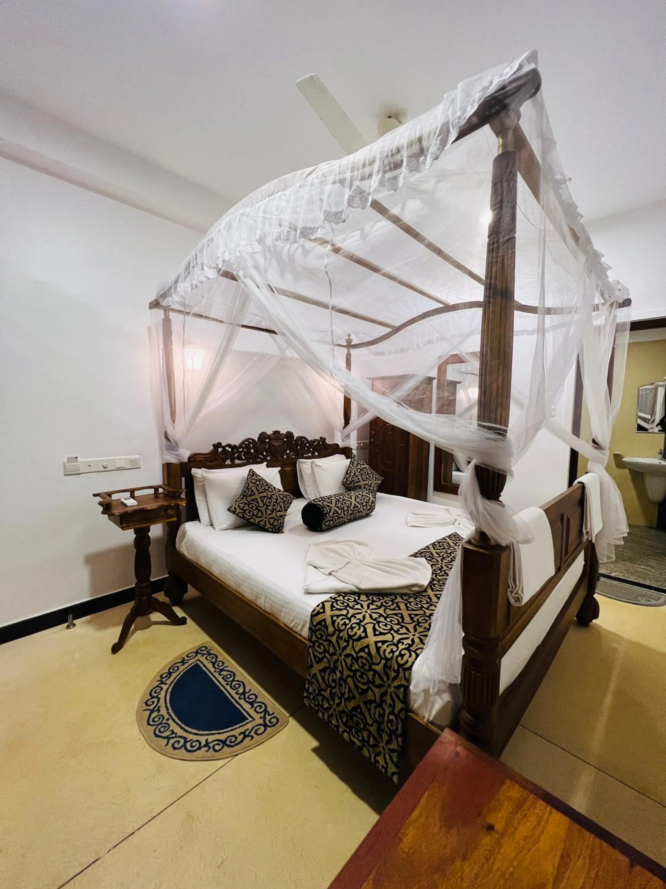 Bed in Top Secret Beach Hotel