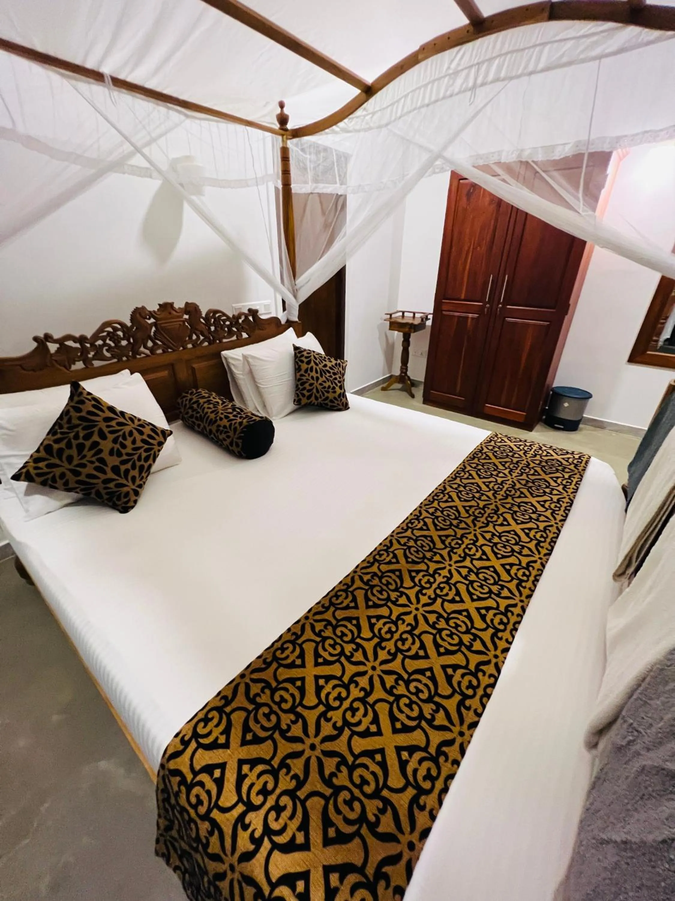 Bed in Top Secret Beach Hotel