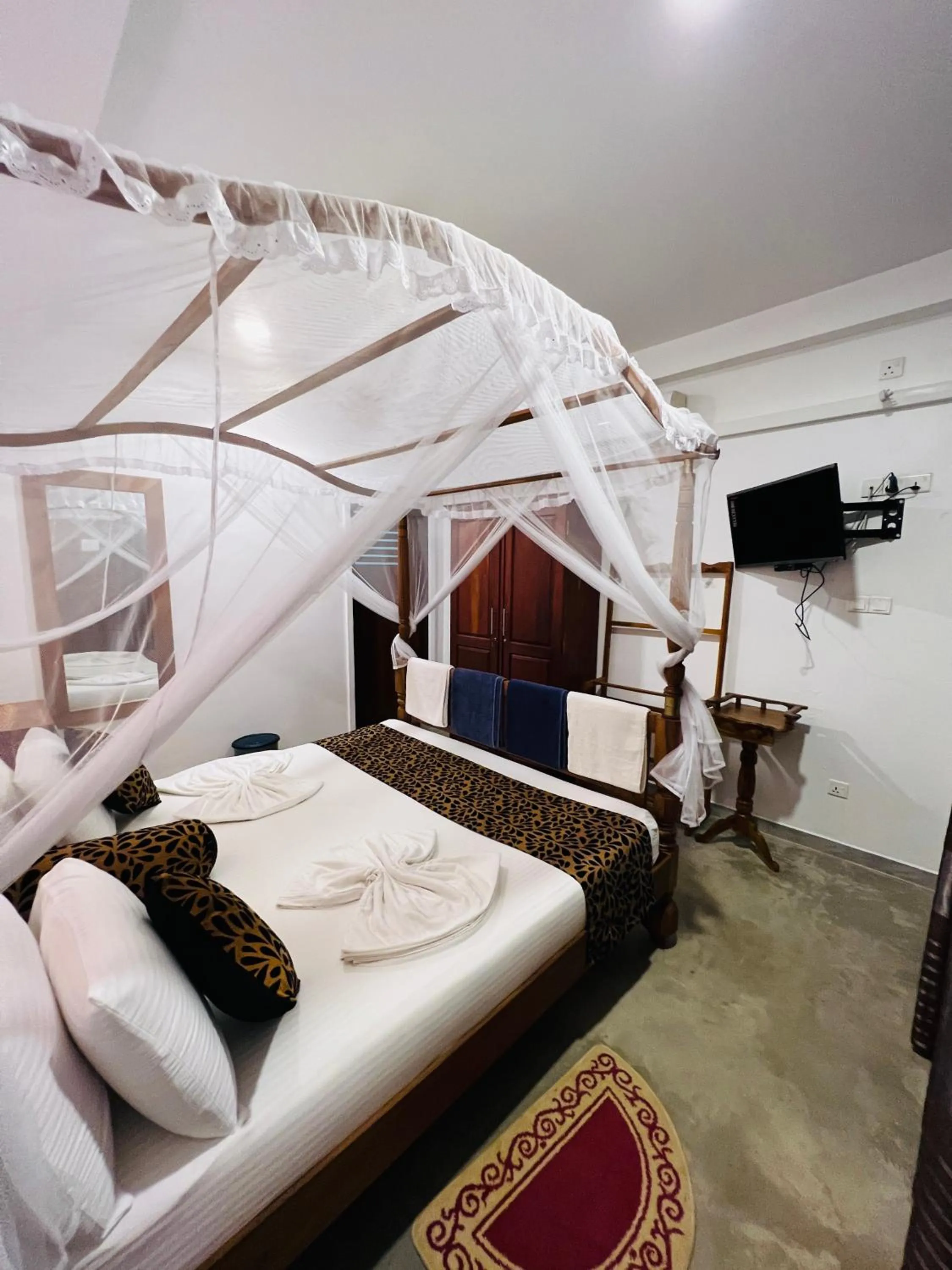 Bed in Top Secret Beach Hotel