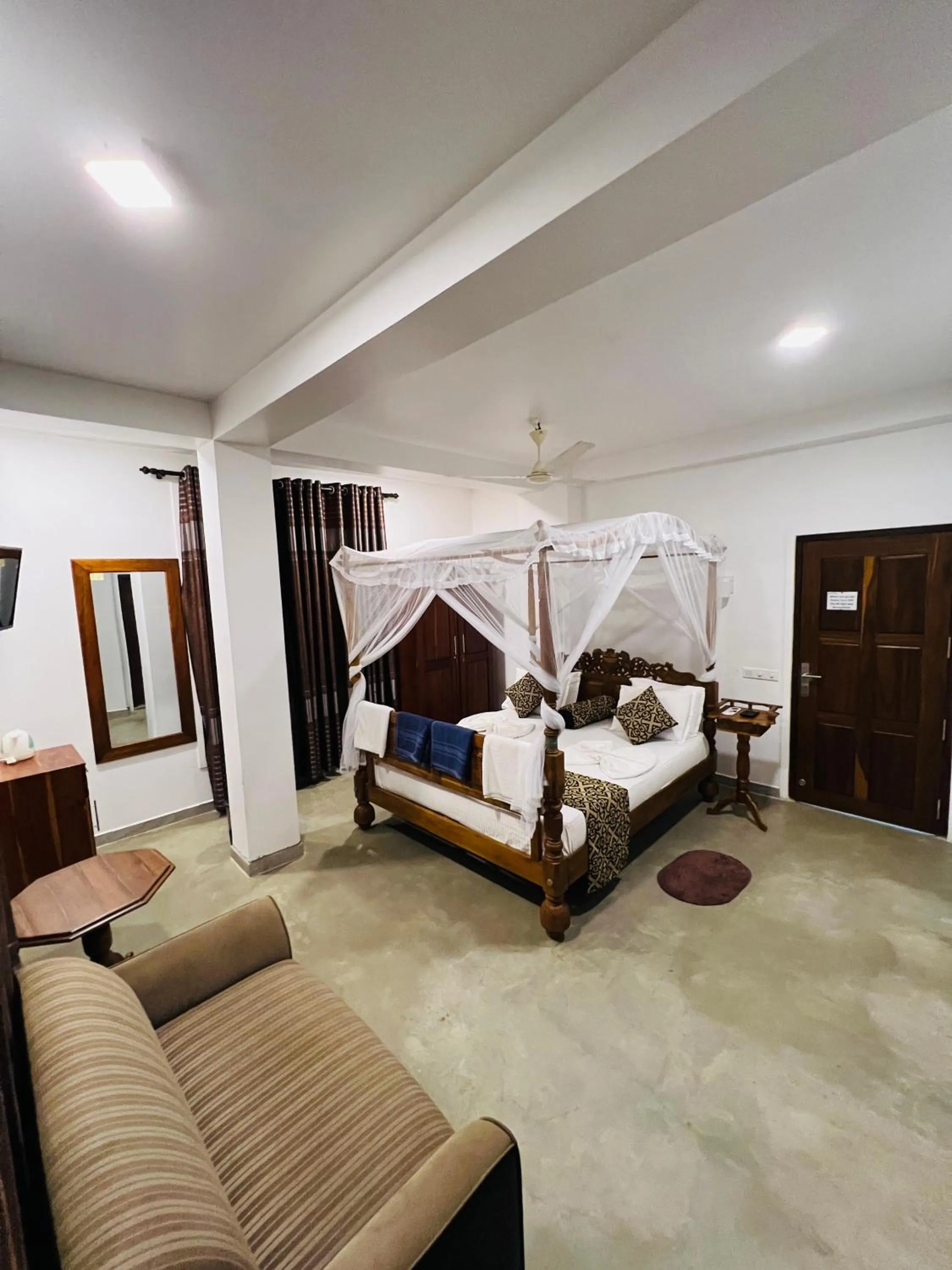 Bed in Top Secret Beach Hotel