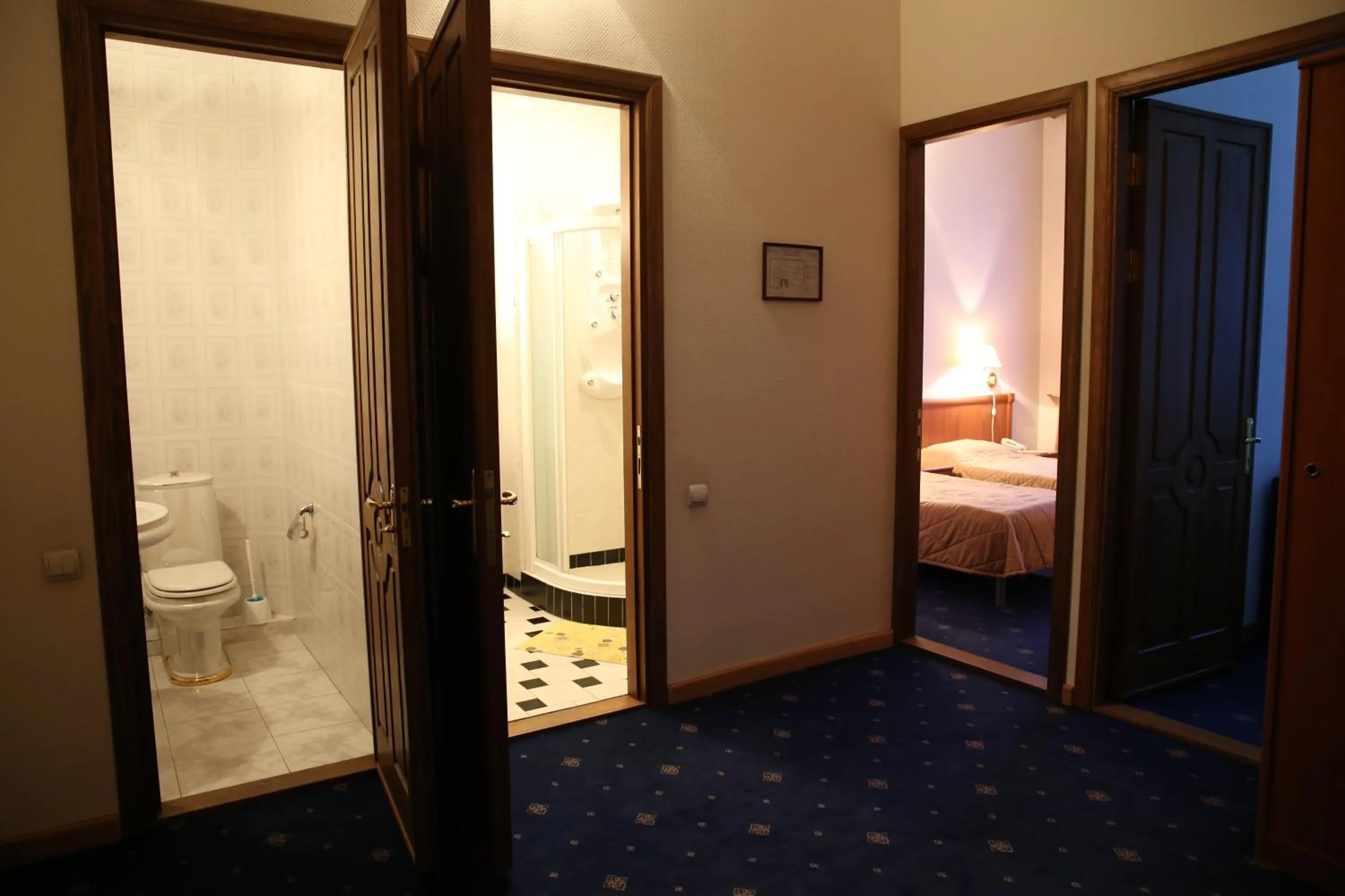 Bathroom, Bed in Araks Hotel Complex
