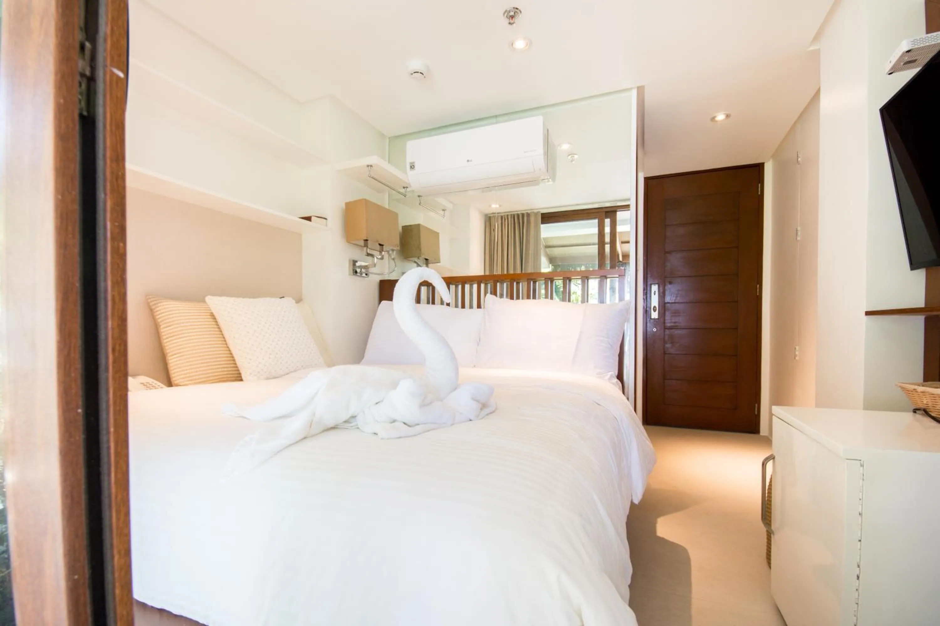 Bedroom, Bed in Signature Boracay Blue