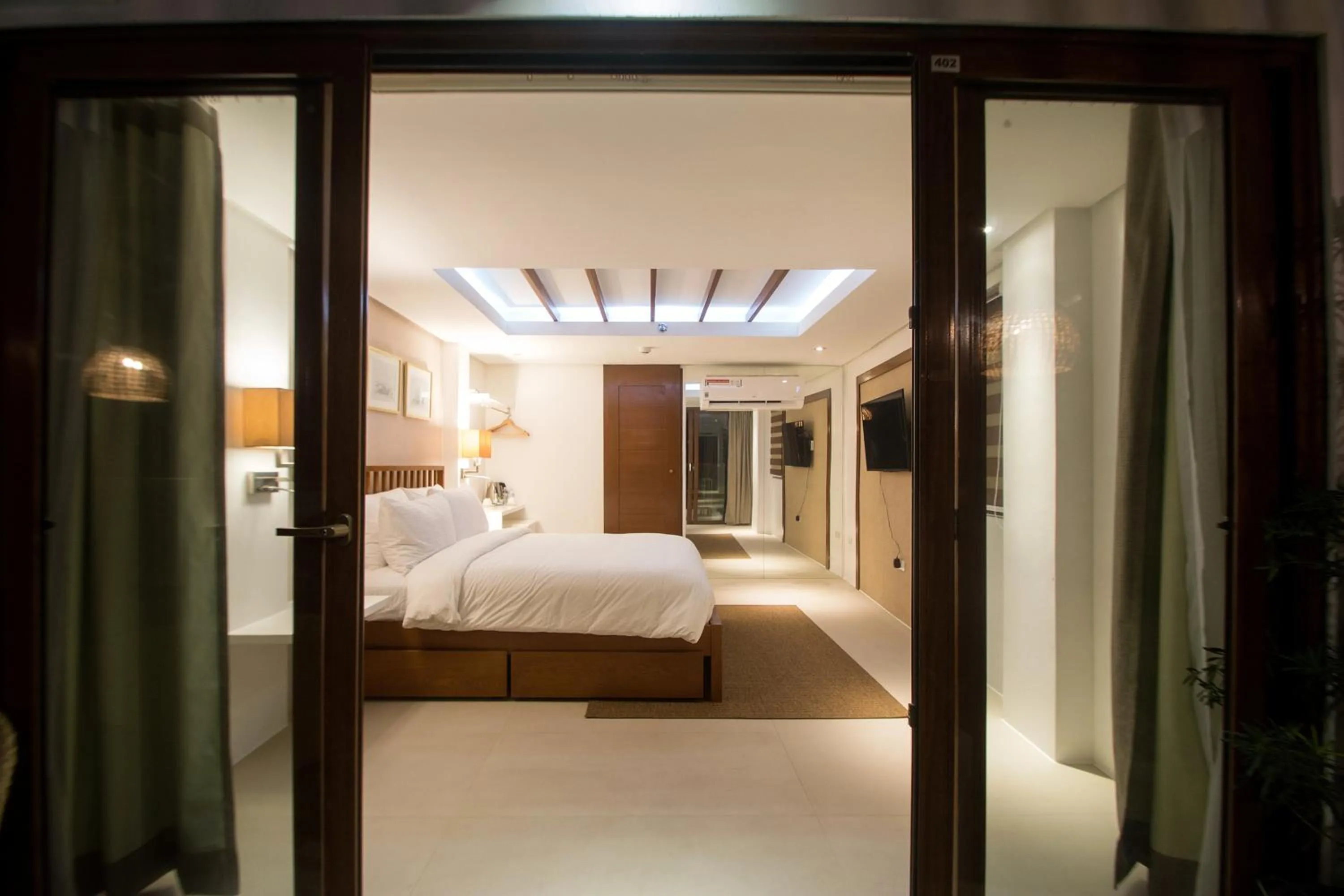 Bedroom, Bed in Signature Boracay Blue