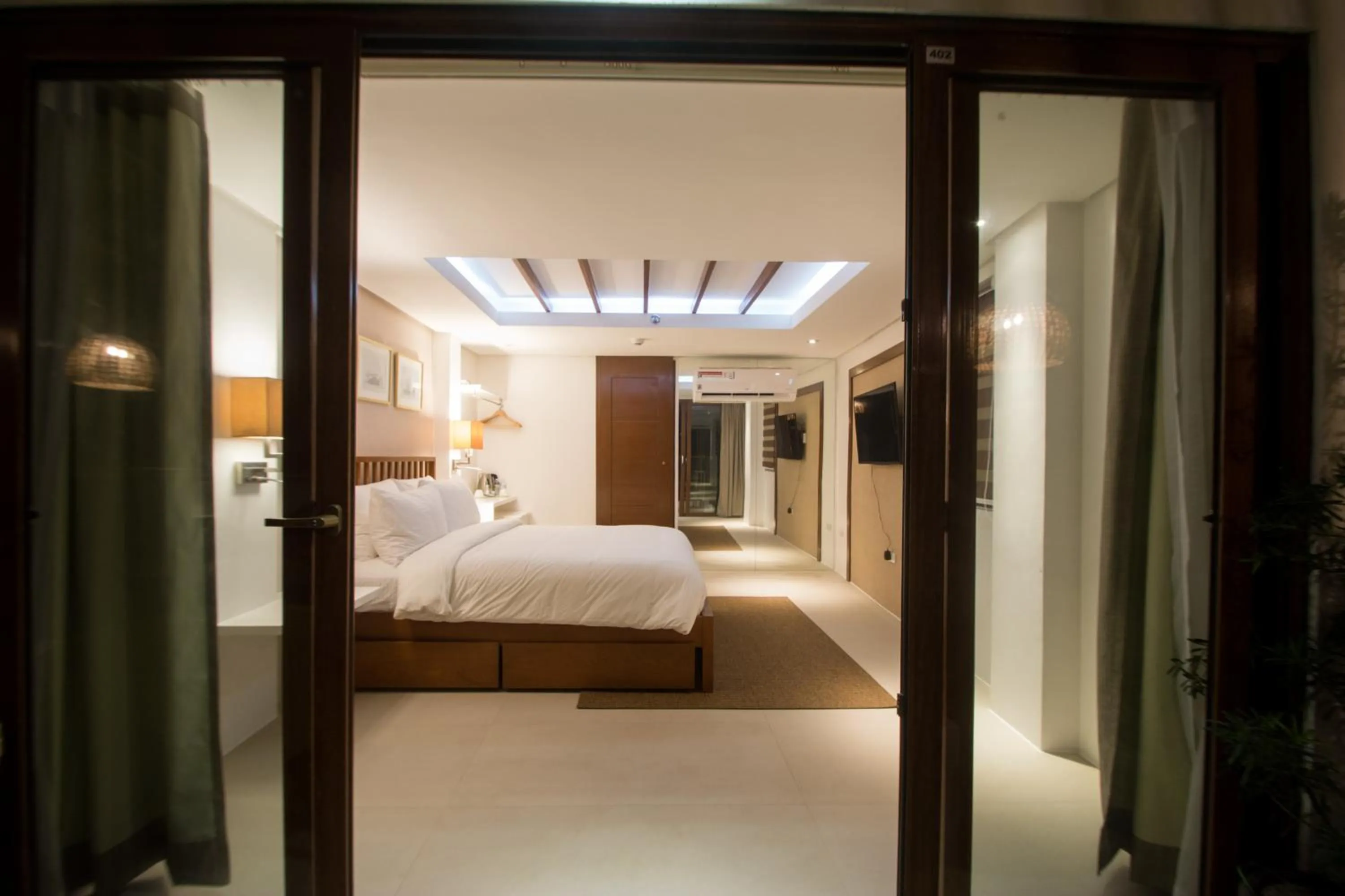 Bedroom, Bed in Signature Boracay Blue