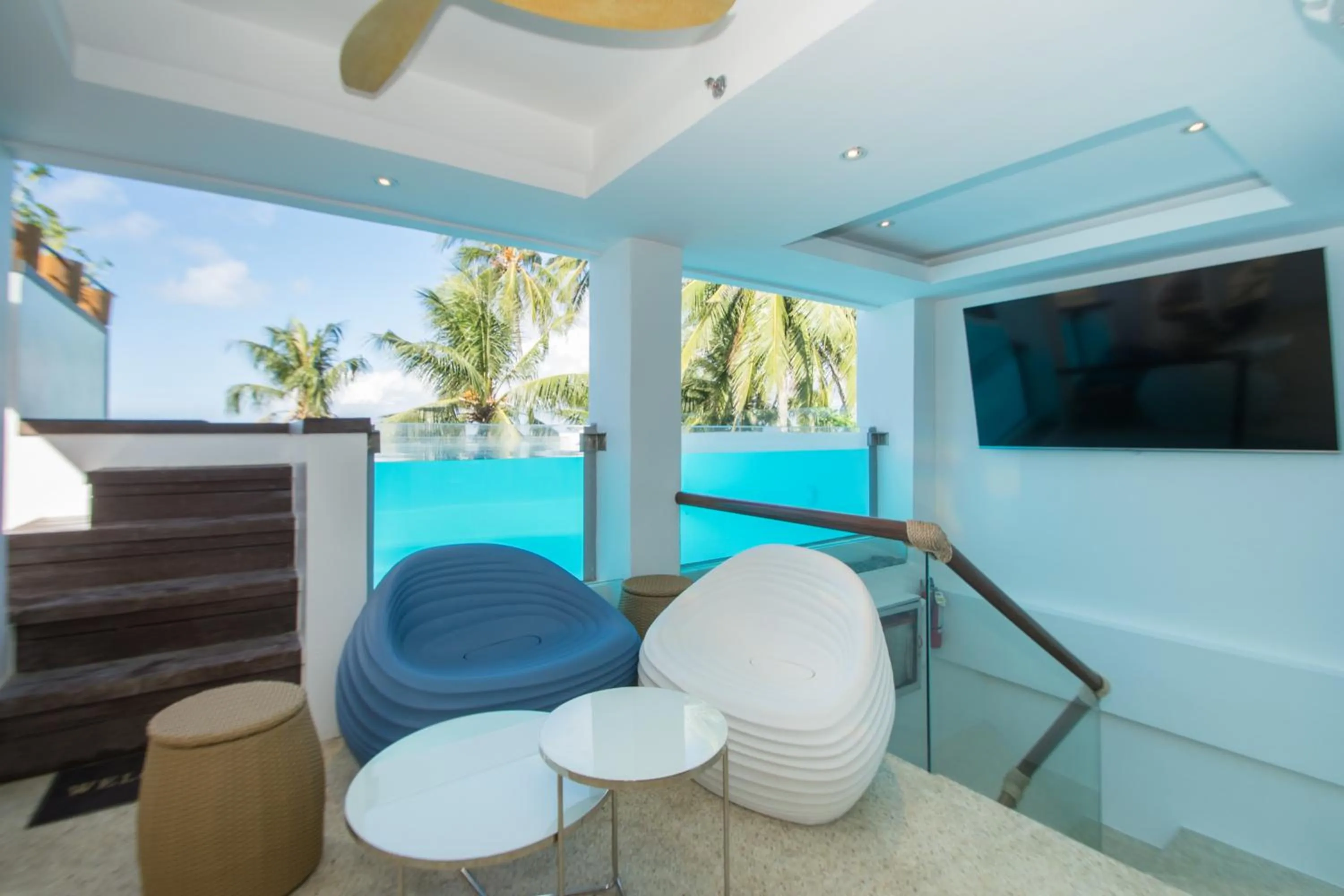 Seating area in Signature Boracay Blue