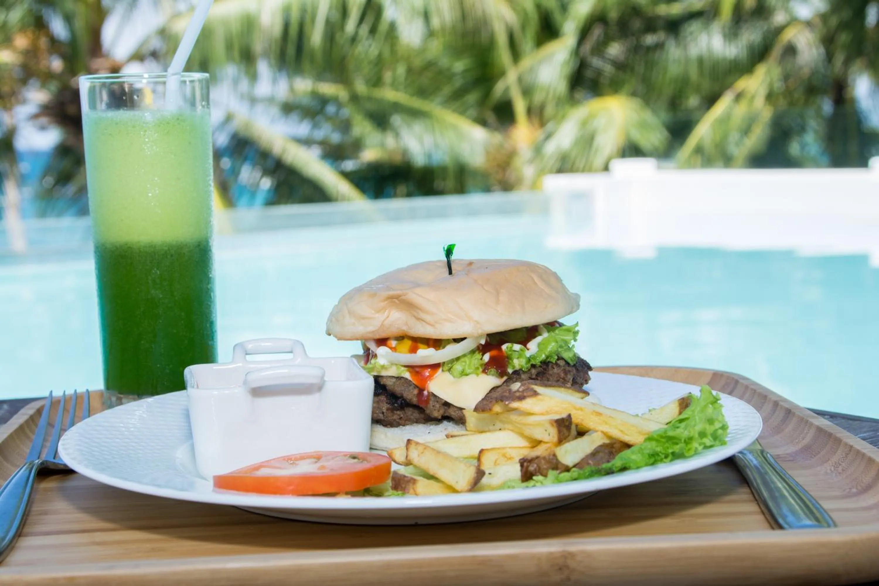 Food in Signature Boracay Blue