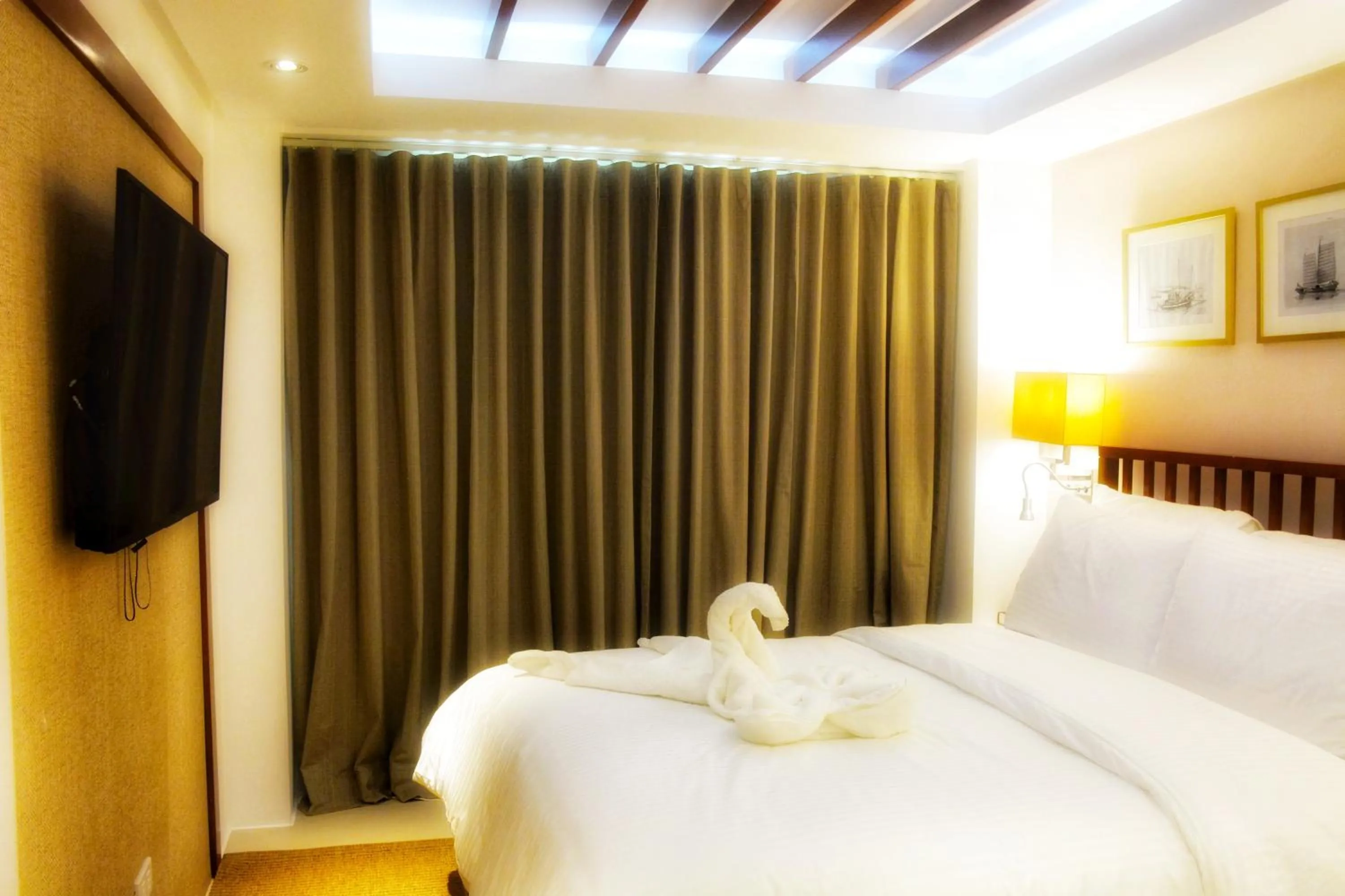 Bedroom, Bed in Signature Boracay Blue
