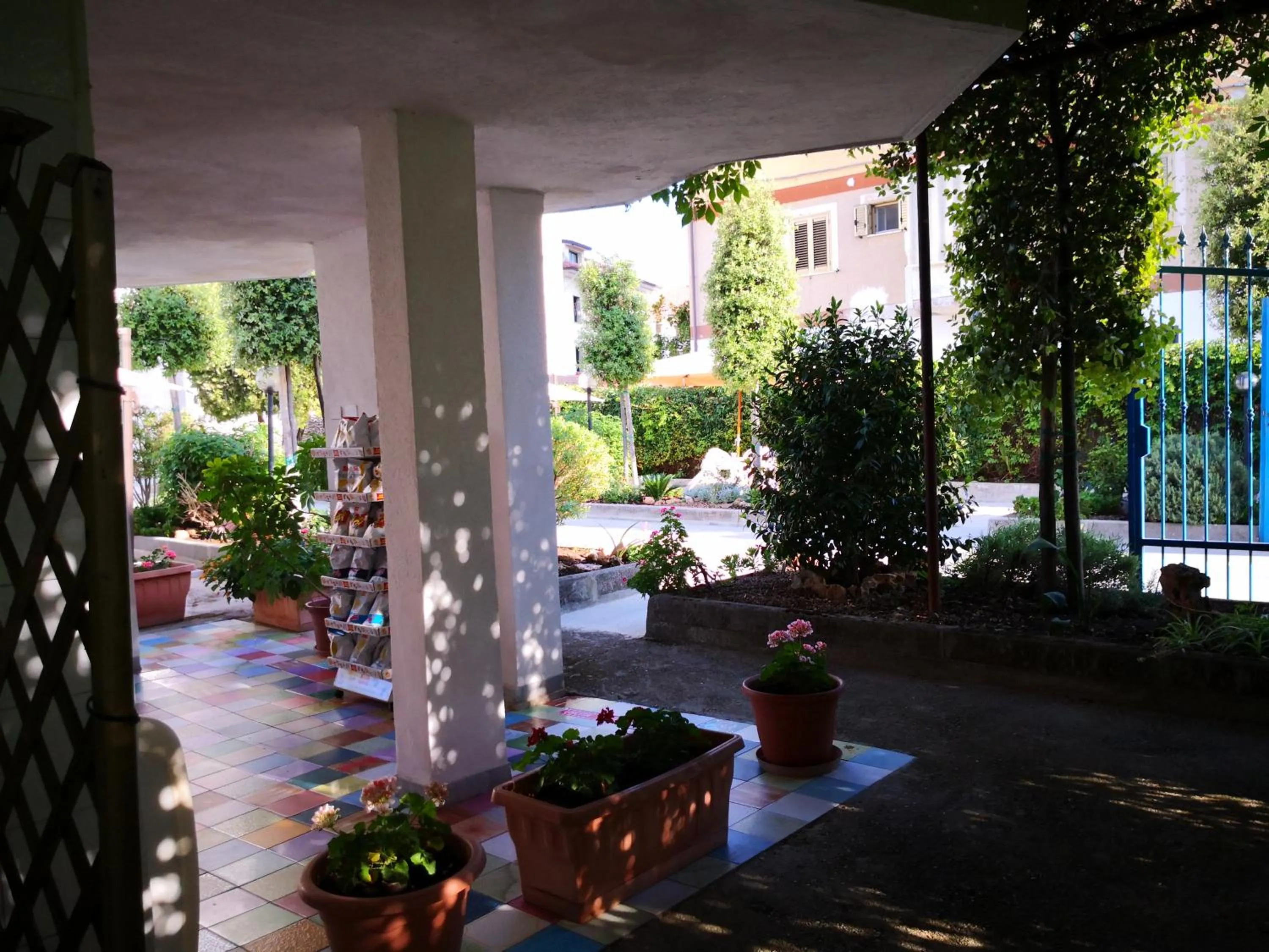 Patio in Hotel Venere