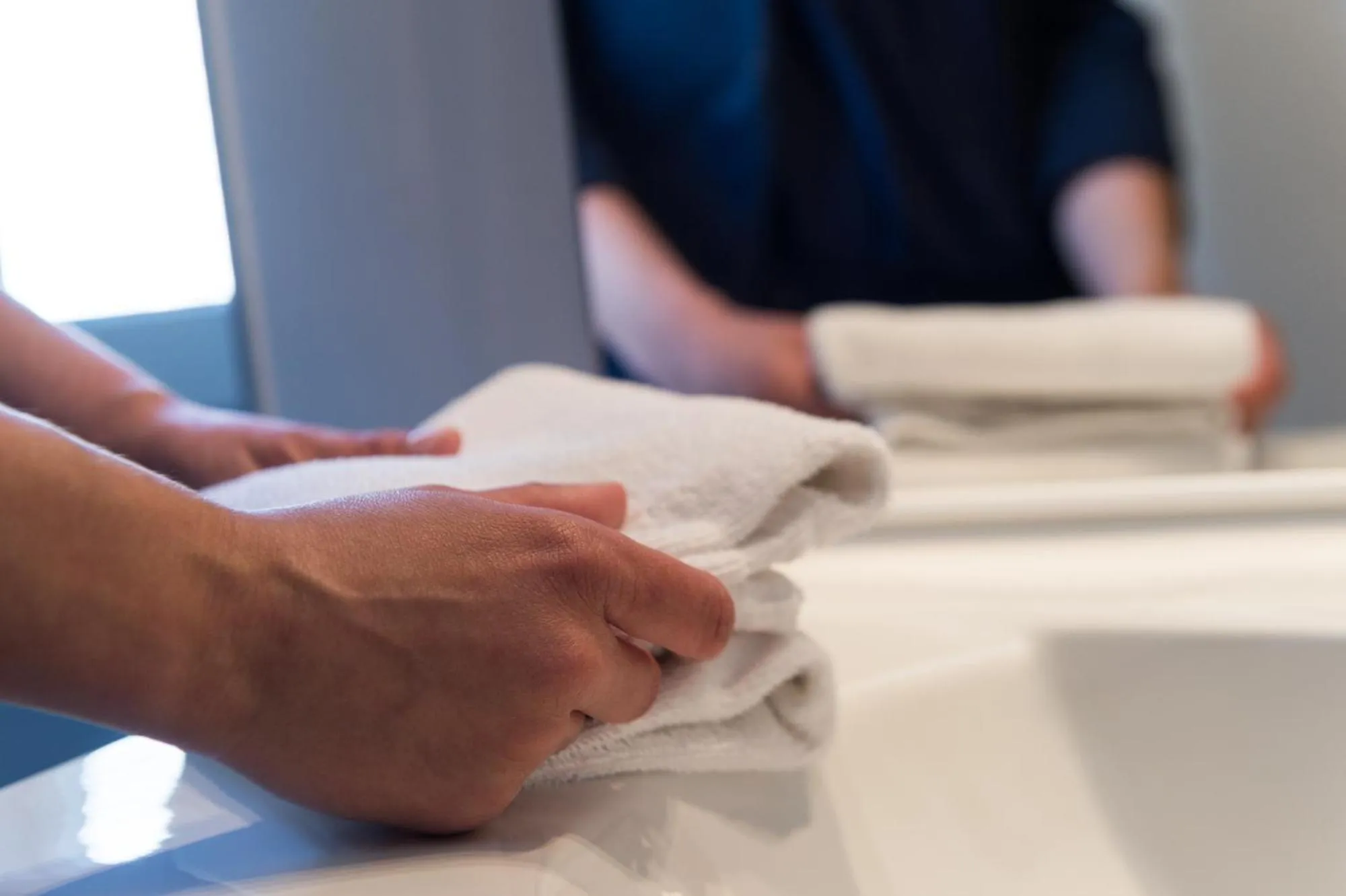 towels in The Originals Access, Hôtel Figeac