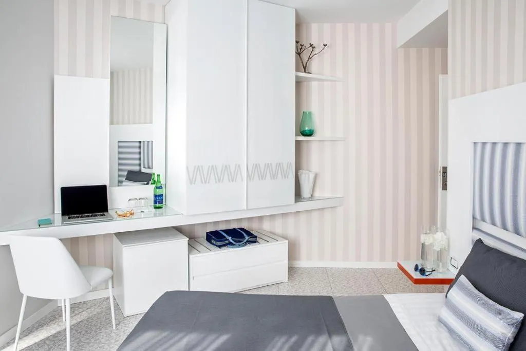 Bed in Villa Aragonese Rooms