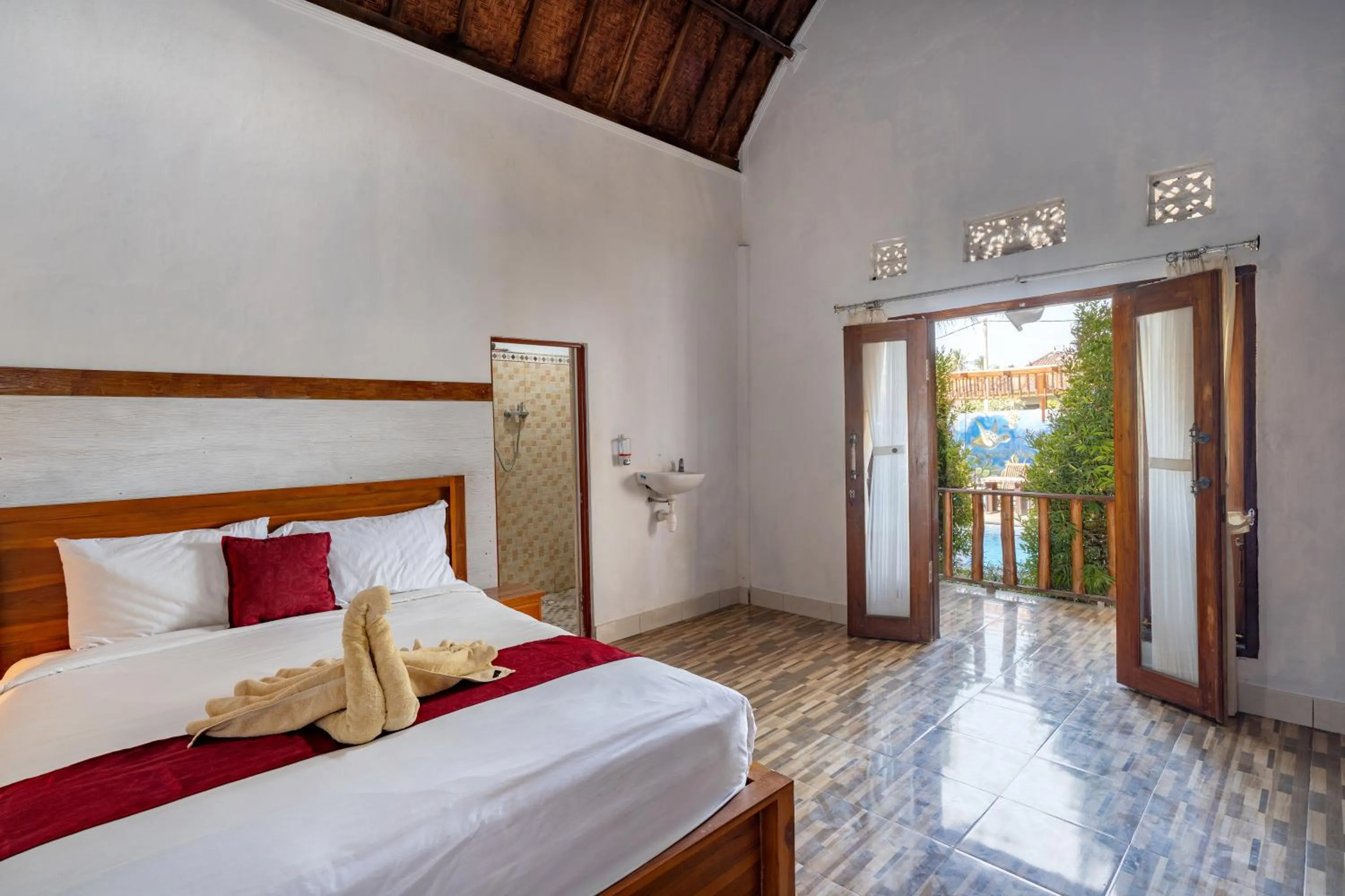 Bedroom, Bed in D' Kubon Penida by ABM