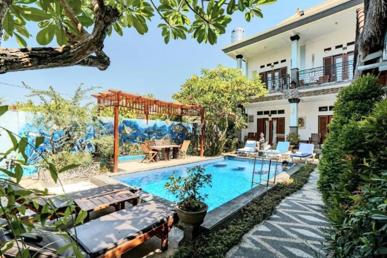 Swimming pool in D' Kubon Penida by ABM