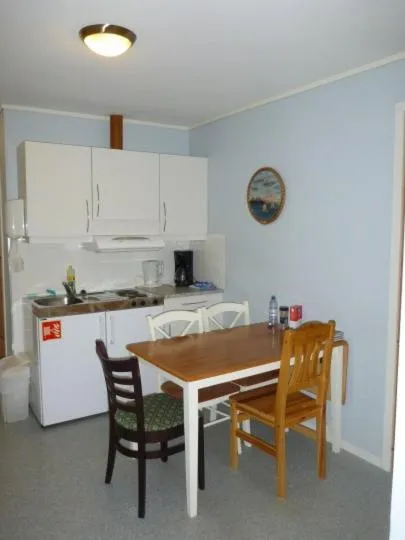 Communal lounge/ TV room in Adventure Camp Mehamn