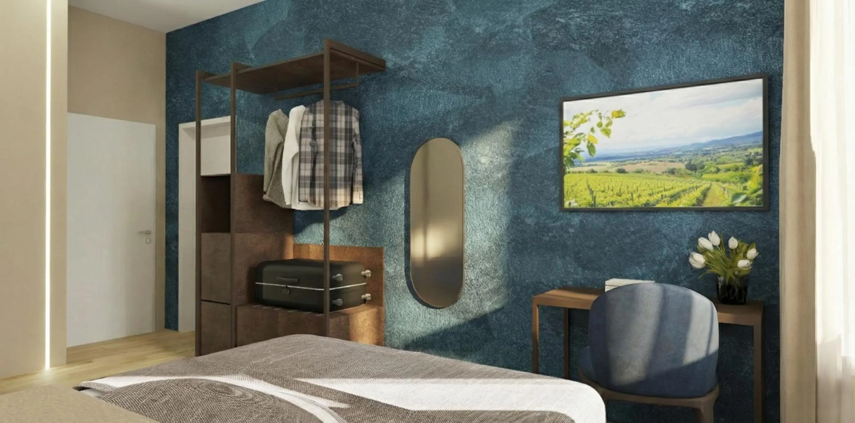 Bedroom, Bed in Hotel Ristorante Dante