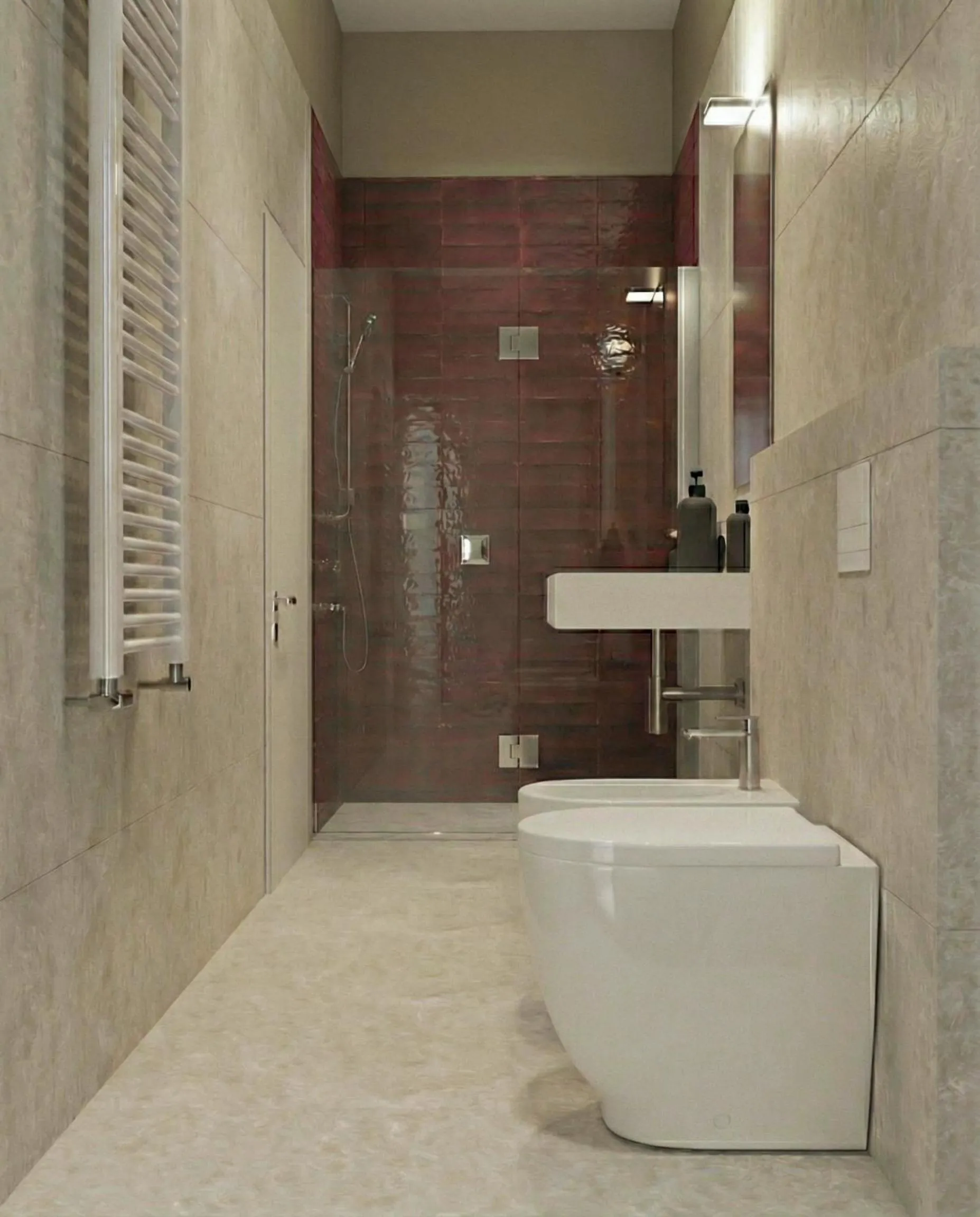 Bathroom in Hotel Ristorante Dante