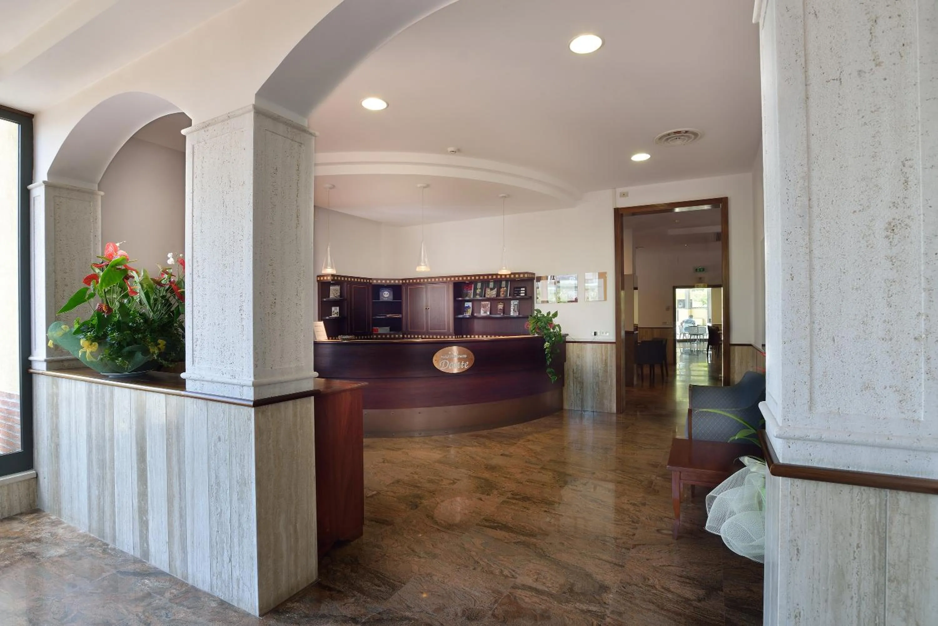 Lobby or reception in Hotel Ristorante Dante