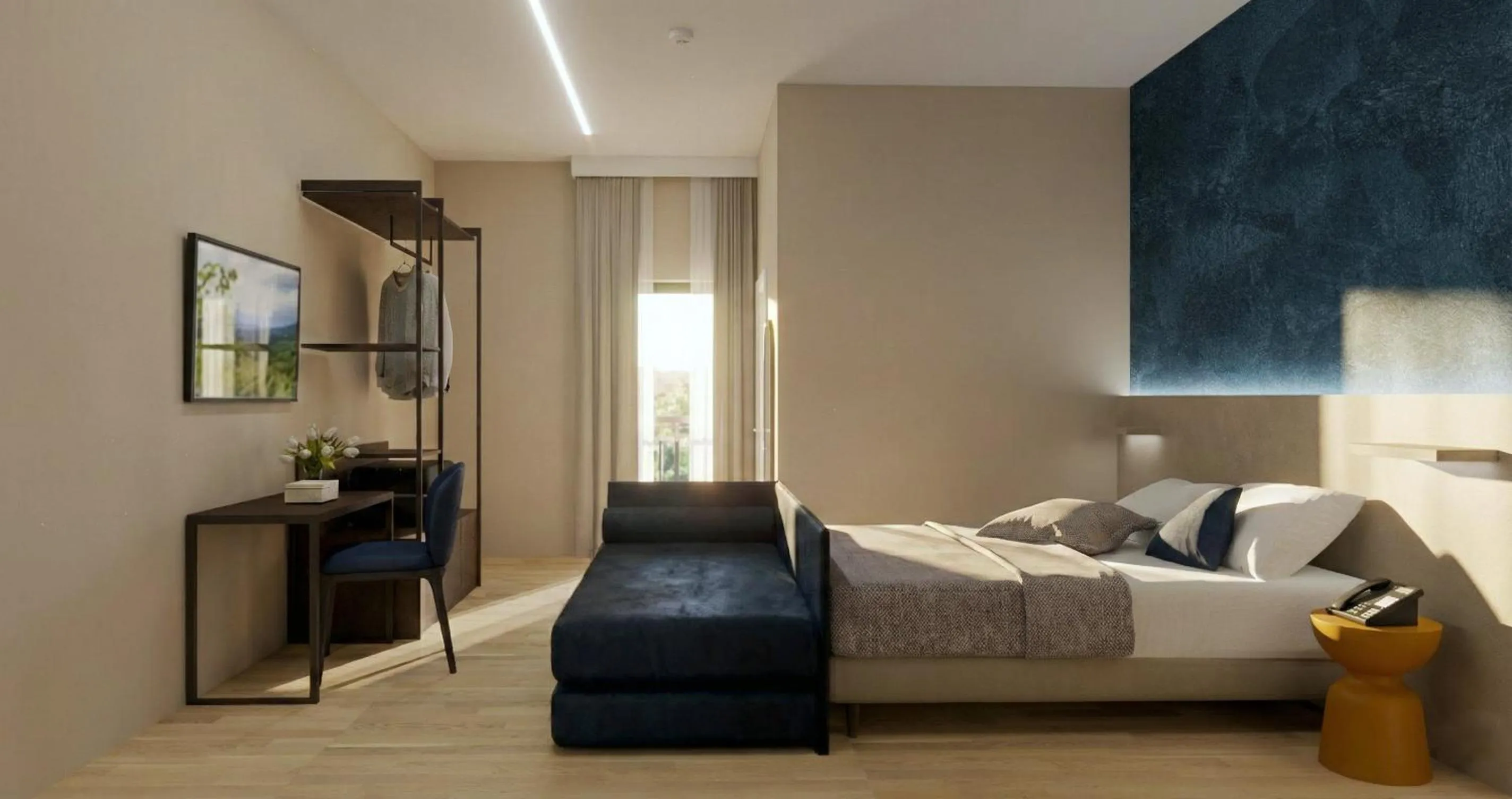 Bedroom, Bed in Hotel Ristorante Dante